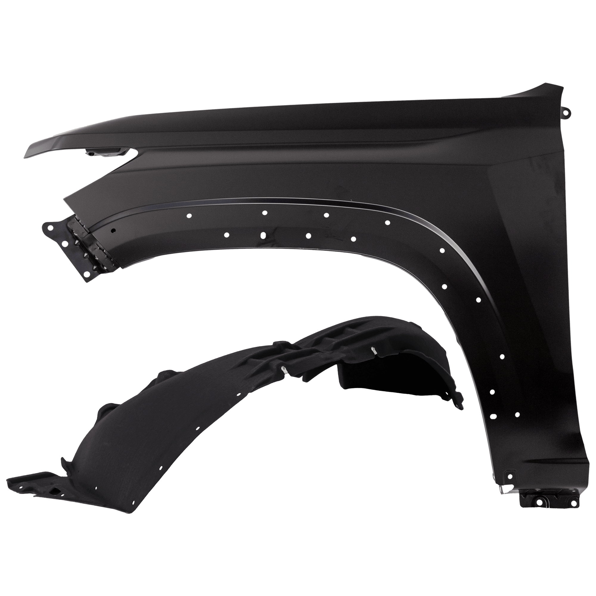 AM COLORADO 23-25 FRONT FENDER LH Primed with Fender Liner SKU KIT 050926 AE444 Partslink GM1240426 GM1248332 OEM 84755391-84782825