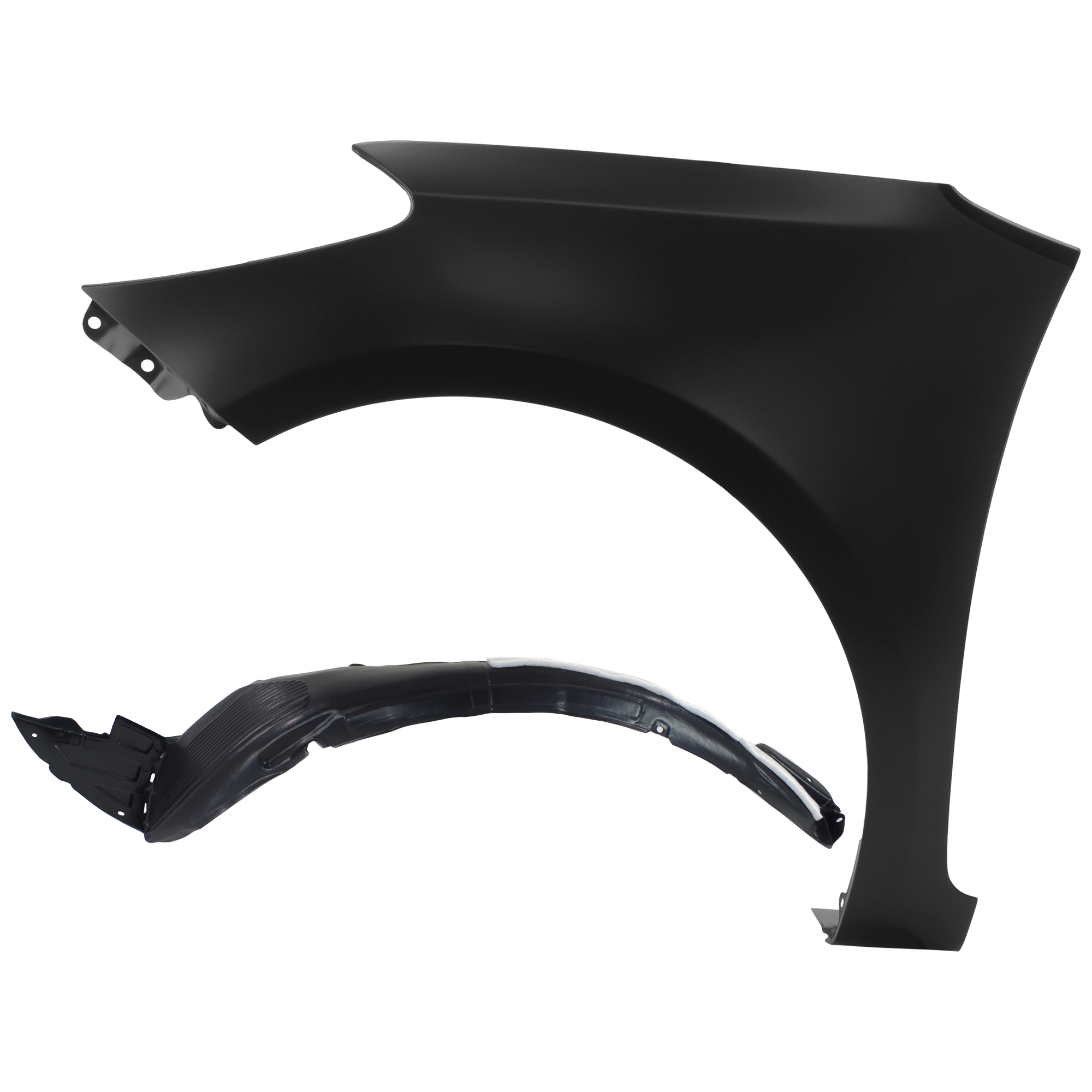 AM FORTE KOUP 14-16 FORTE5-14-16FRONT FENDER LH Primed with Fender Liner SKU KIT 050926 AE450 Partslink KI1240138 KI1248128 OEM 66311A7000-86811A7200