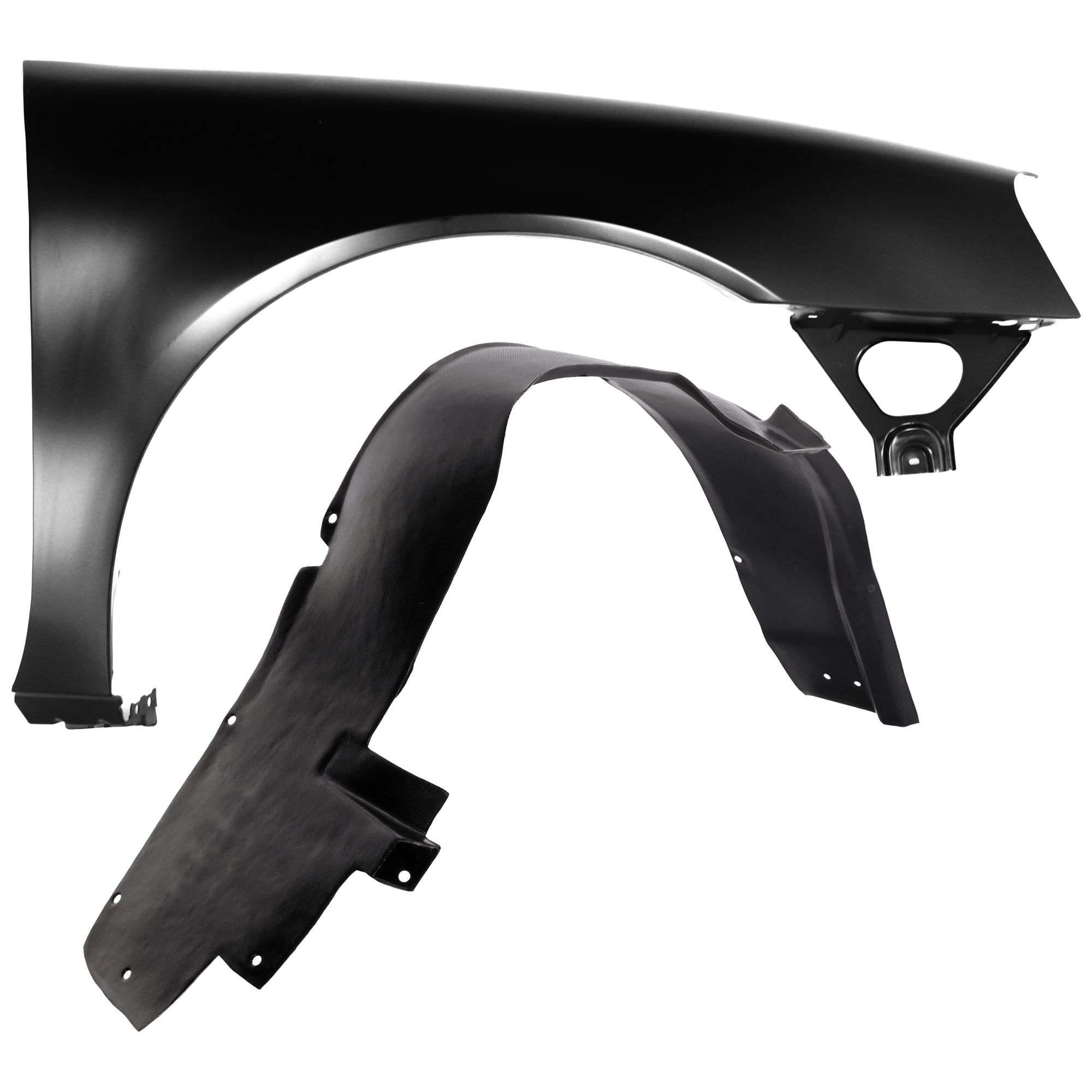 AM GRAND PRIX 04-07 FRONT FENDER RH Primed with Fender Liner SKU KIT 050926 AE454 Partslink GM1241298 GM1249146 OEM 89023494-21998882