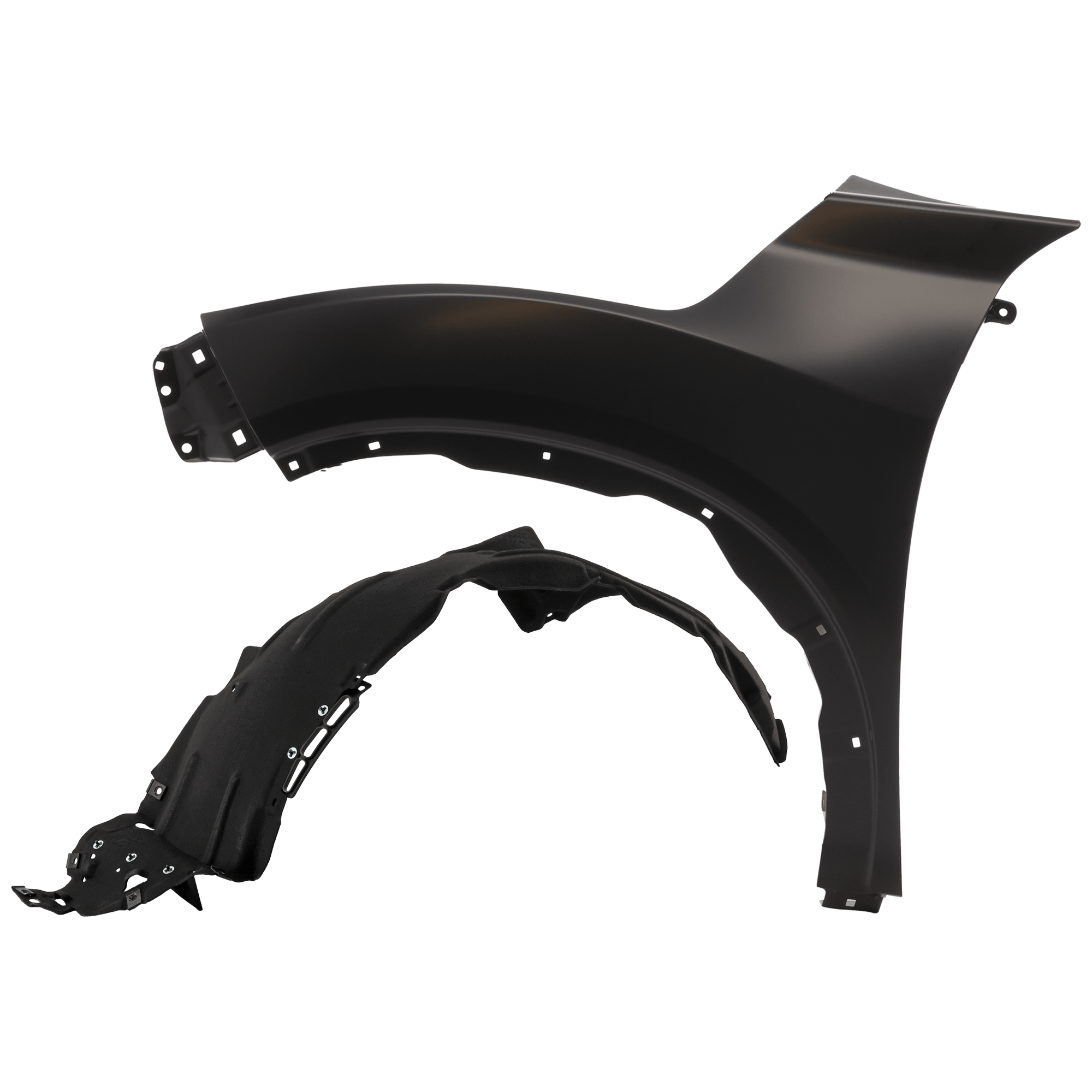 AM HR V 19-22 FRONT FENDER LH Primed with Fender Liner SKU KIT 050926 AE456 Partslink HO1240190 HO1248188 OEM 60261T7WA90ZZ 74150T7WA20