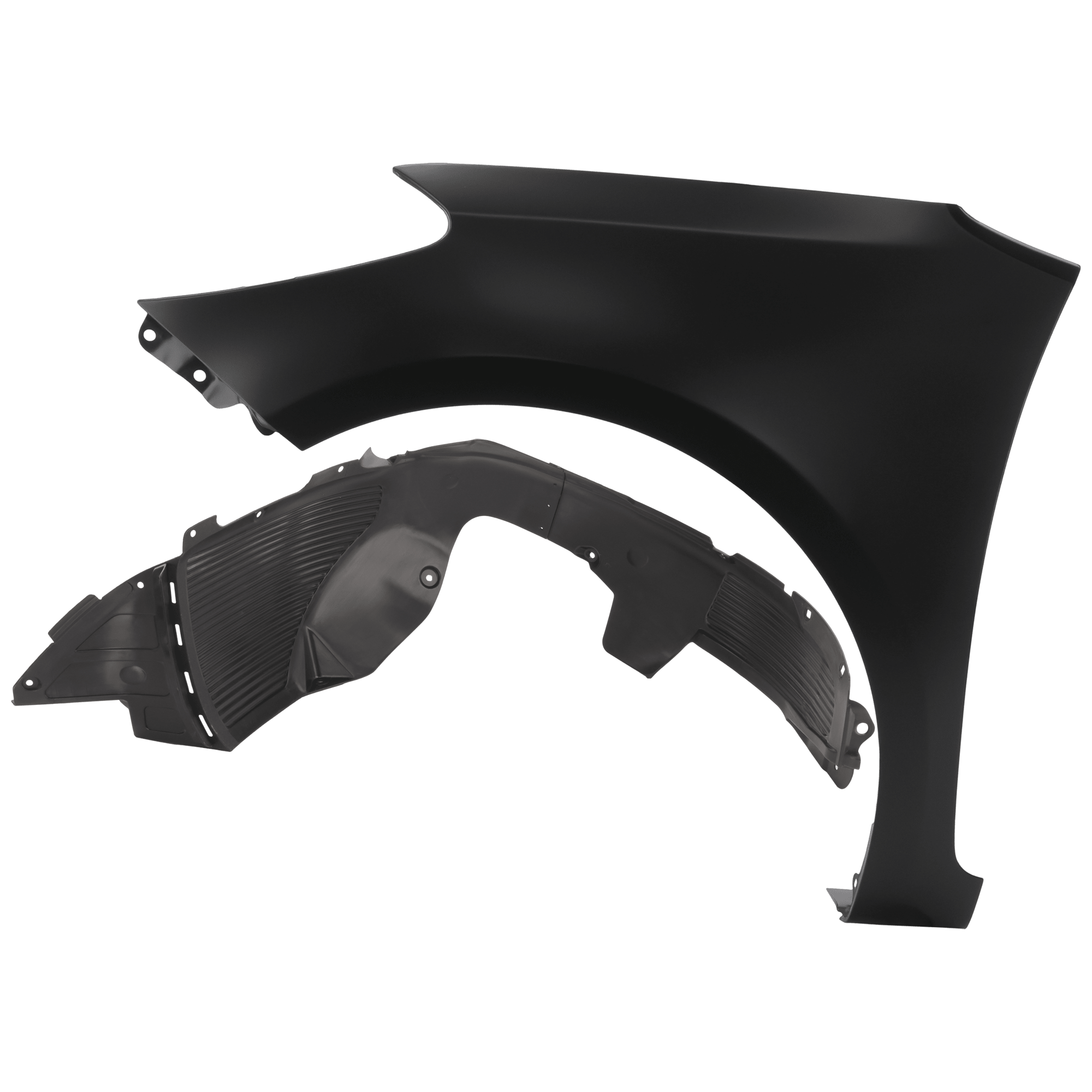 AM FORTE 17-18 FRONT FENDER LH Primed with Fender Liner SKU KIT 050926 AE474 Partslink KI1240138 KI1248153 OEM 66311A7000-86811B0000