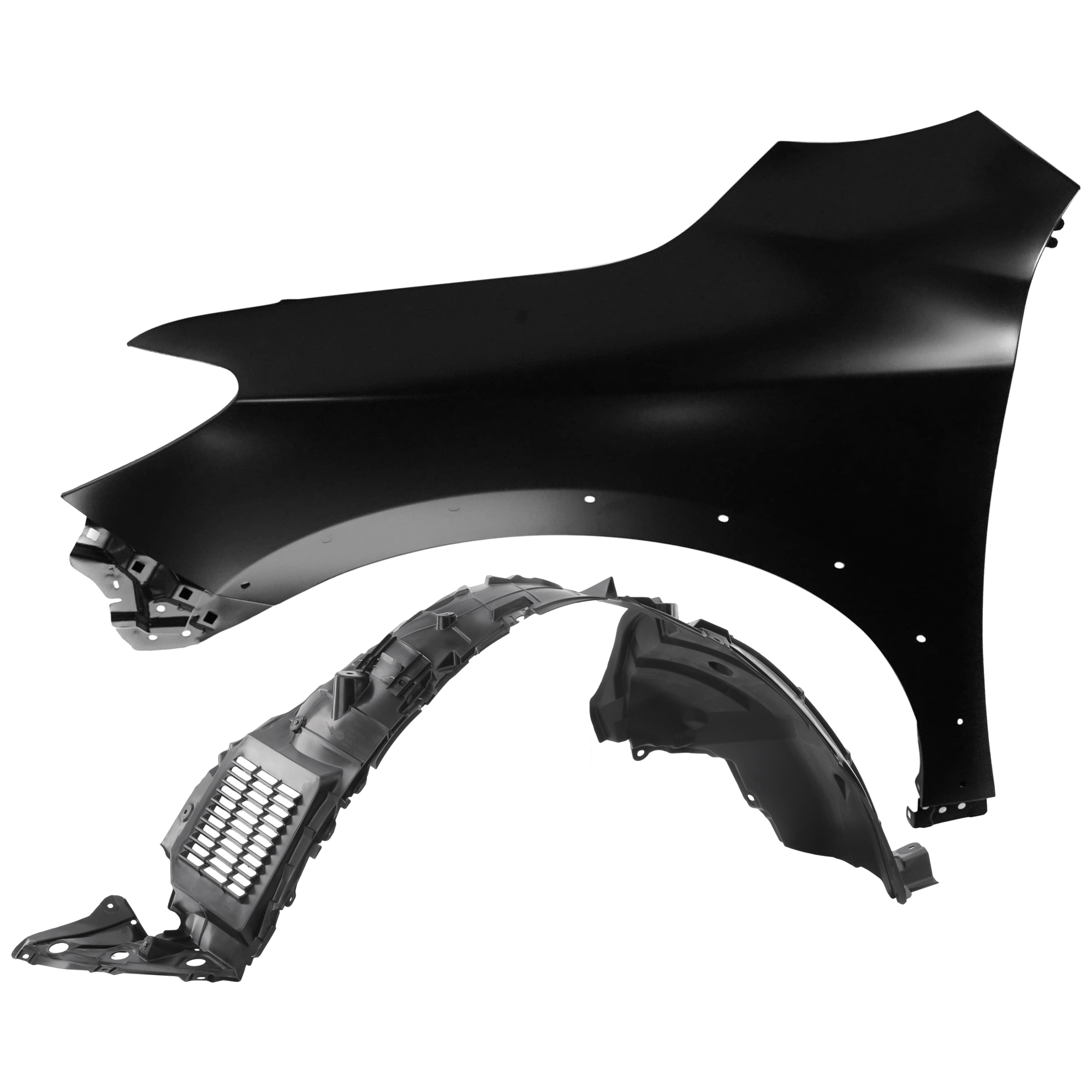 AM PATHFINDER 19-20 FRONT FENDER LH Primed with Fender Liner SKU KIT 050926 AE478 Partslink NI1240236 NI1248161 OEM 631019CZ0A 638419NB0A