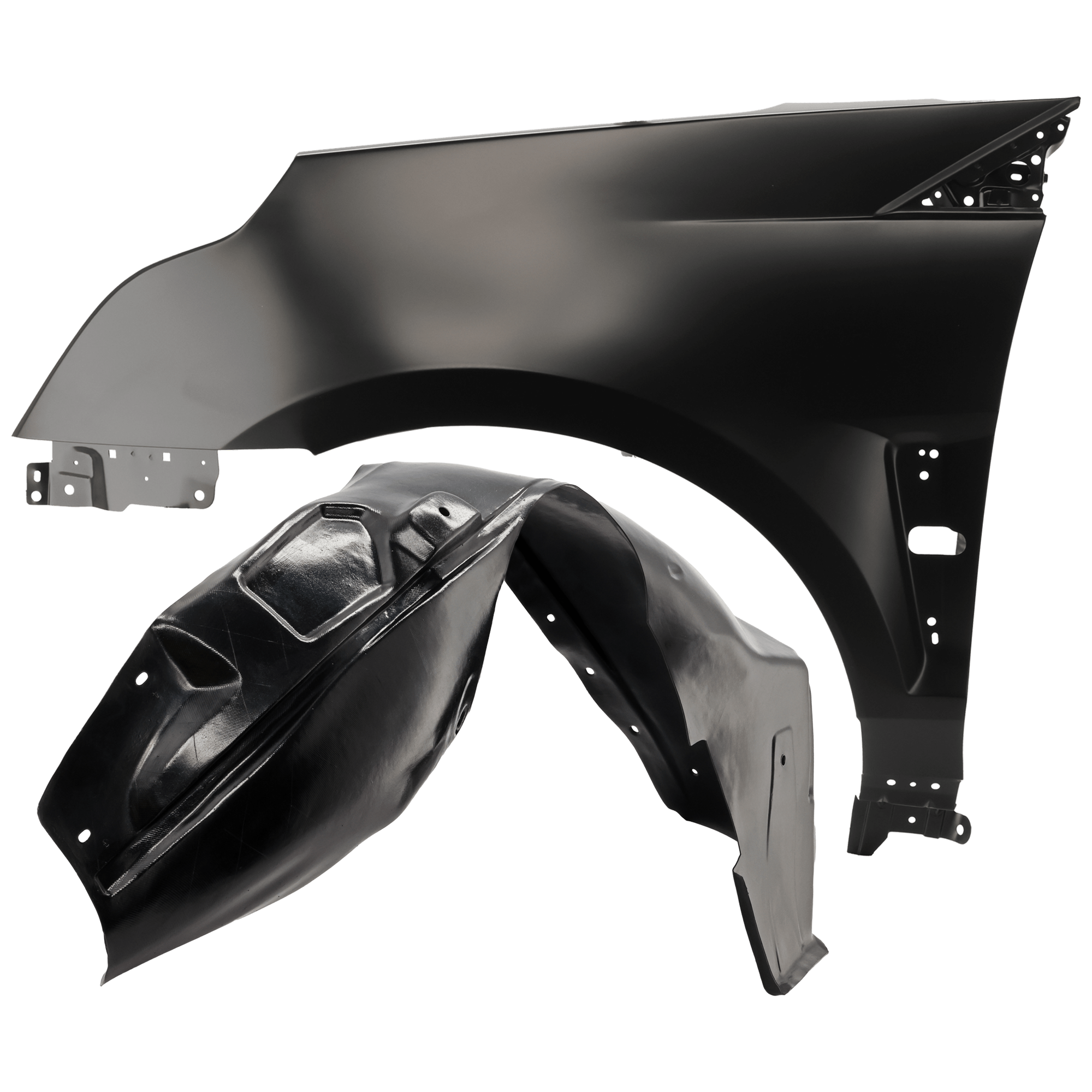 AM SRX 10-16 FRONT FENDER LH Primed with Fender Liner SKU KIT 050926 AE486 OEM 22860722-22868772 PFM
