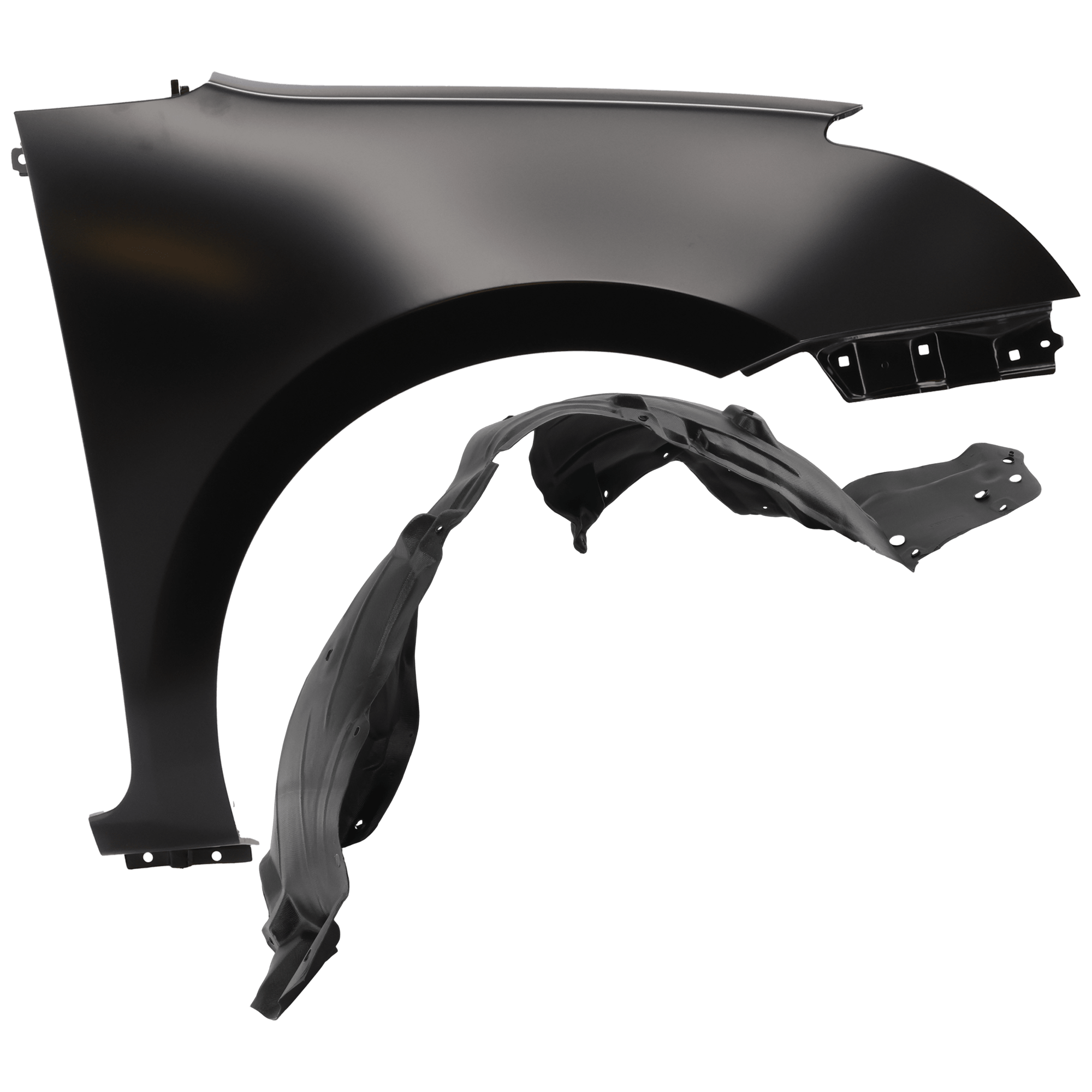 AM SENTRA 10-12 FRONT FENDER RH Primed with Fender Liner SKU KIT 050926 AE490 Partslink NI1241185 NI1249132 OEM 63112ET030-63842ZT50A