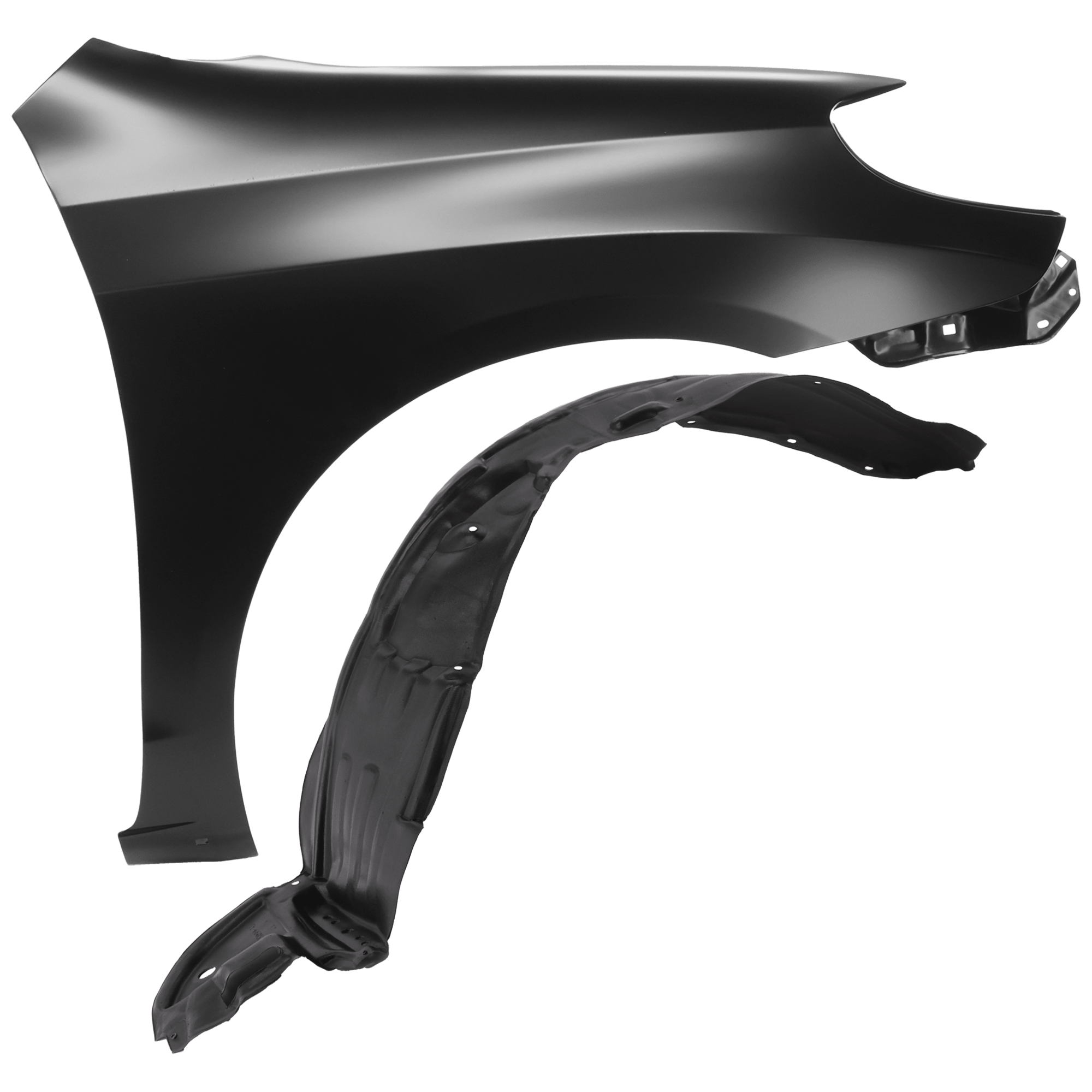 AM MATRIX 03-08 FRONT FENDER RH Primed with Fender Liner SKU KIT 050926 AE491 Partslink TO1241196 TO1249123 OEM 5380102090-5387502100