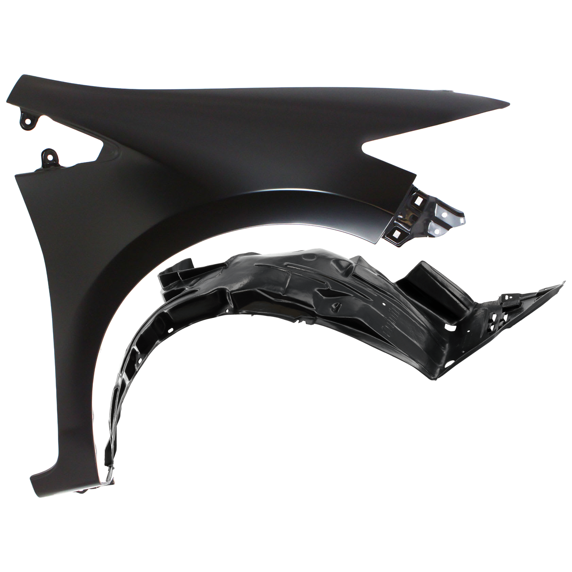 AM INSIGHT 10-11 FRONT FENDER RH Primed with Fender Liner SKU KIT 050926 AE493 Partslink HO1241177 HO1249136 OEM 60211TM8A90ZZ 74101TM8305