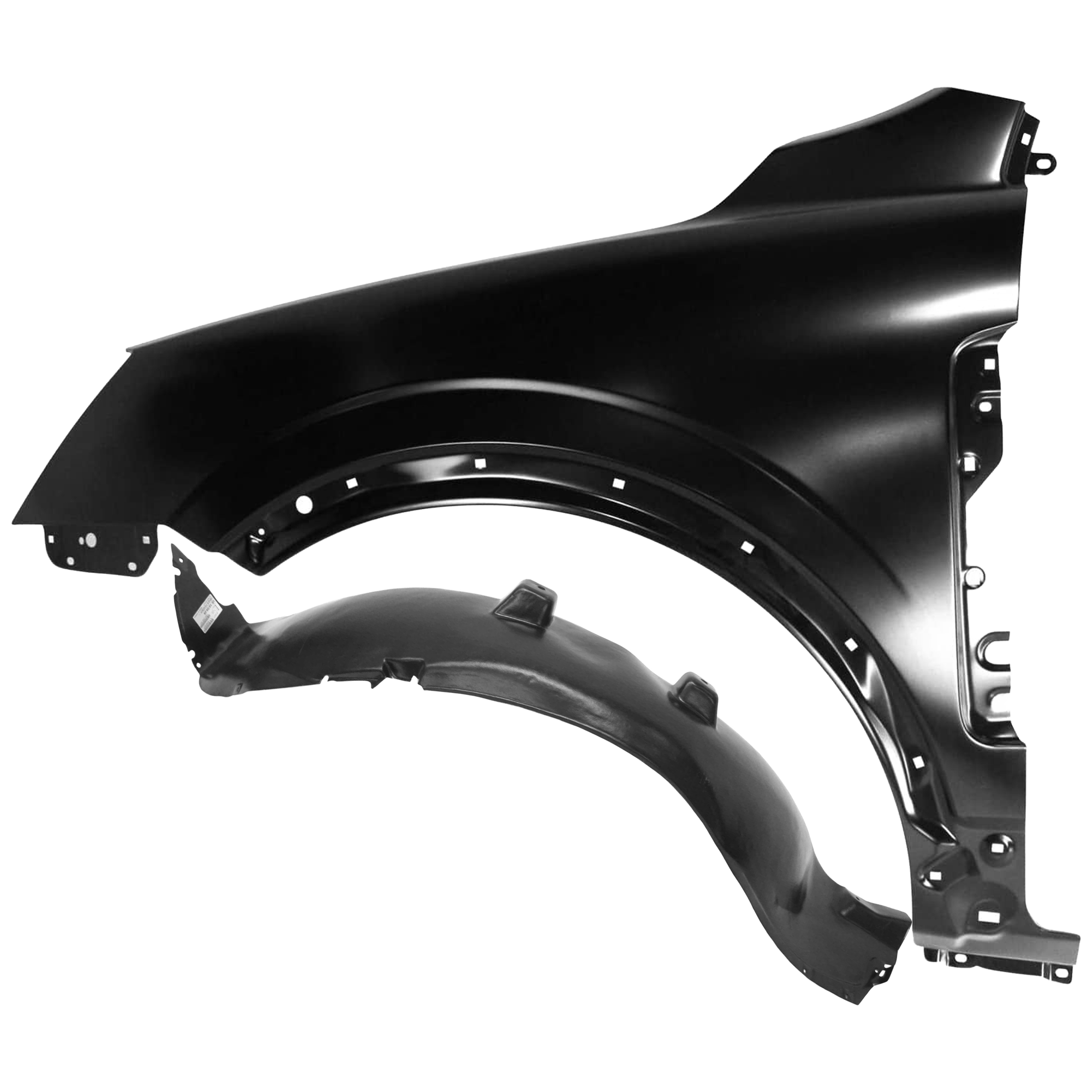 AM CAPTIVA SPORT 12-15 VUE 08-10FRONT FENDER LH Primed with Fender Liner SKU KIT 050926 AE502 Partslink GM1240349 GM1248194 OEM 25865102-22890048
