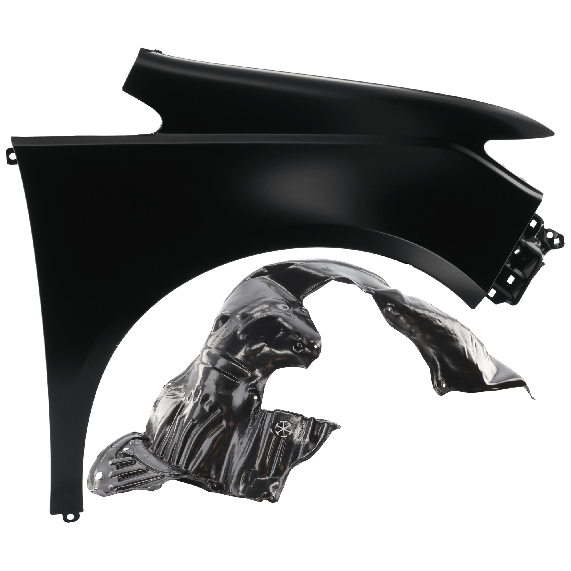 AM ODYSSEY 14-17 FRONT FENDER RH Primed with Fender Liner SKU KIT 050926 AE50 Partslink HO1249151 OEM 60210TK8A80ZZ PFM 74101TK8A10