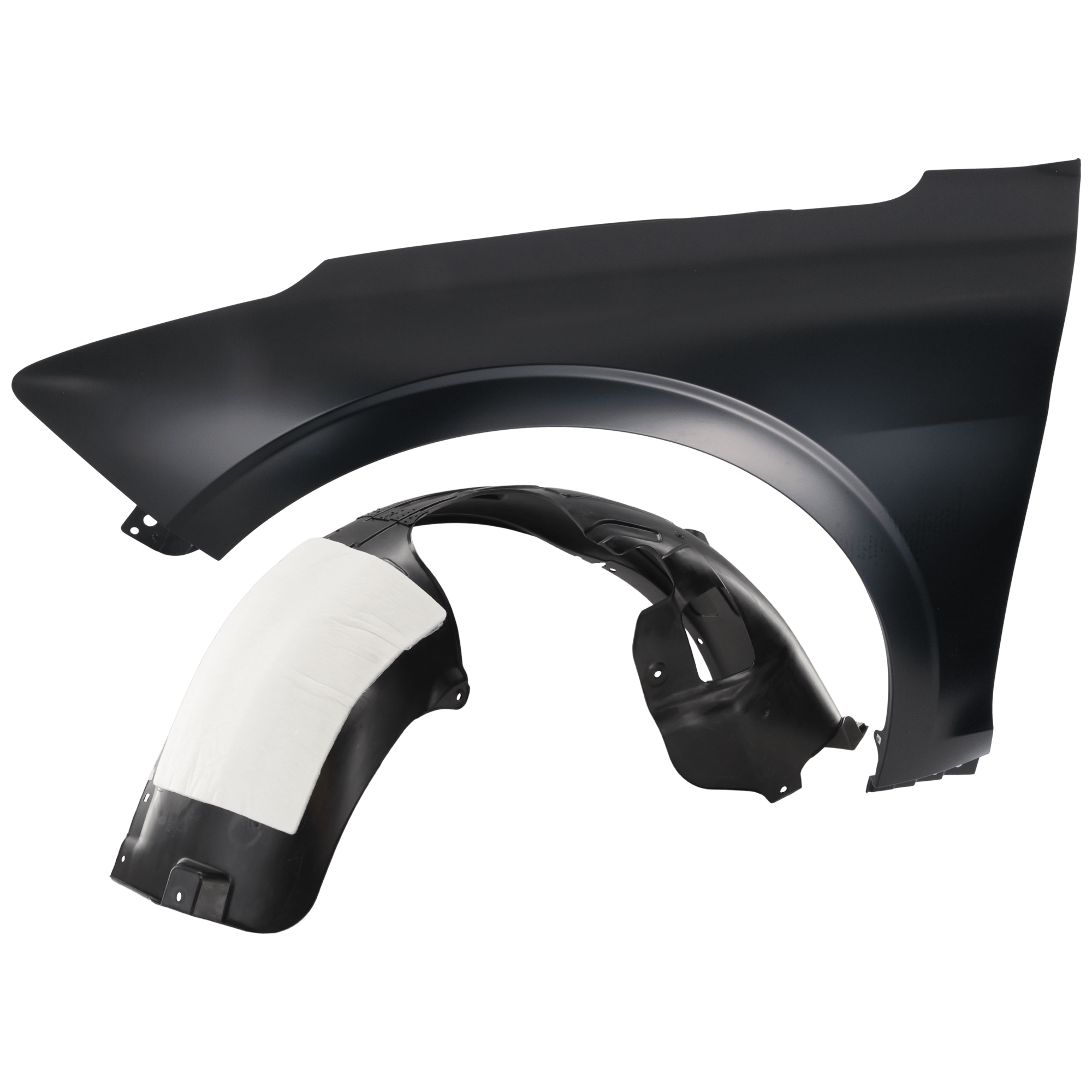 AM K5-21-24 FRONT FENDER LH Primed with Fender Liner SKU KIT 050926 AE511 Partslink KI1240157 KI1248167 OEM 66310L2000-66310L6000-86811L33