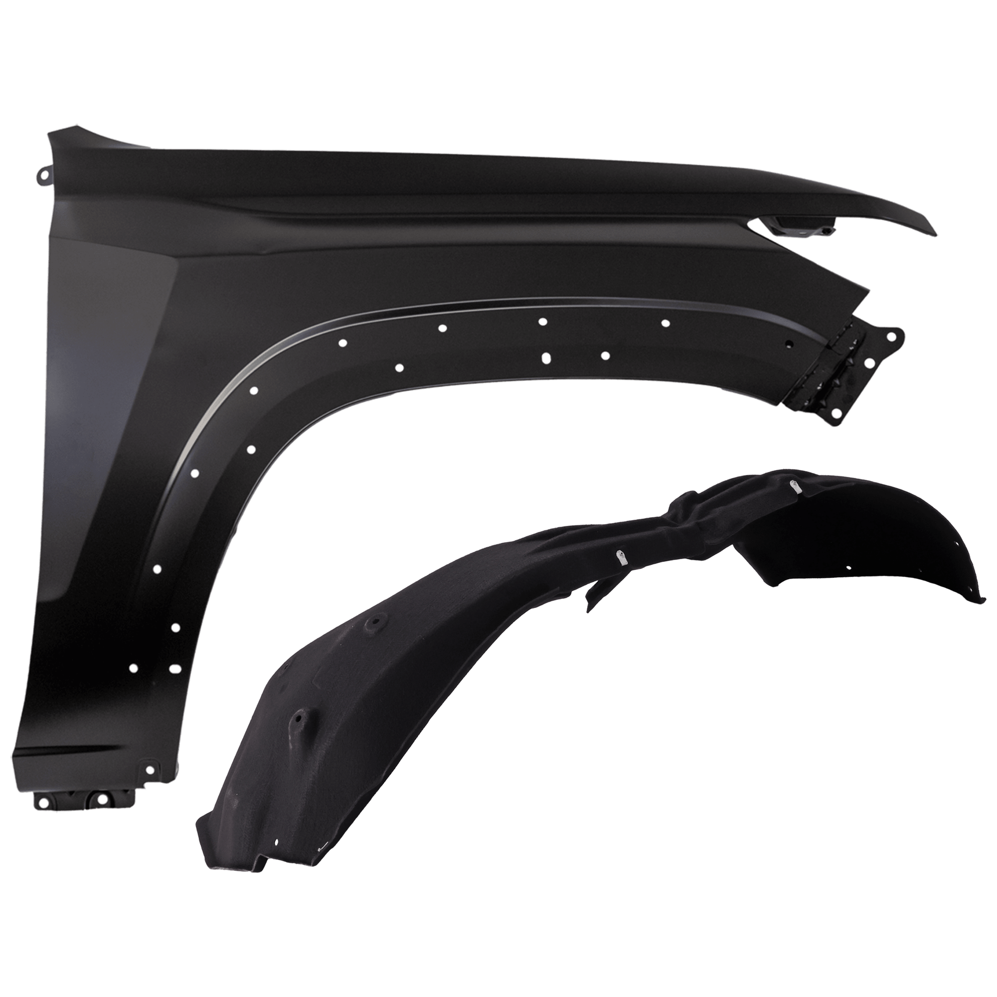 AM COLORADO 23-25 FRONT FENDER RH Primed with Fender Liner SKU KIT 050926 AE533 Partslink GM1241426 GM1249332 OEM 84755382-84782826