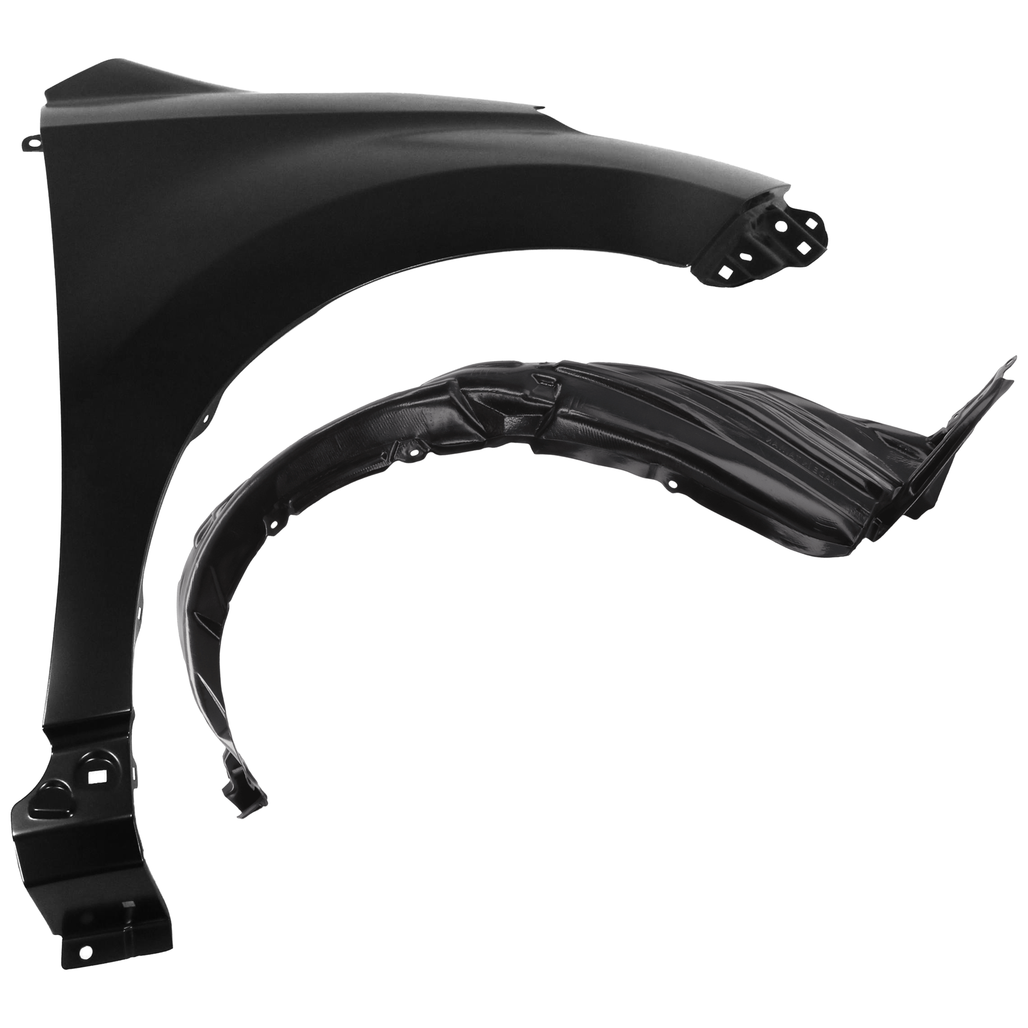 AM XD 08-14 FRONT FENDER RH Primed with Fender Liner SKU KIT 050926 AE542 Partslink SC1241107 SC1249107 OEM 5380152090-5387552250