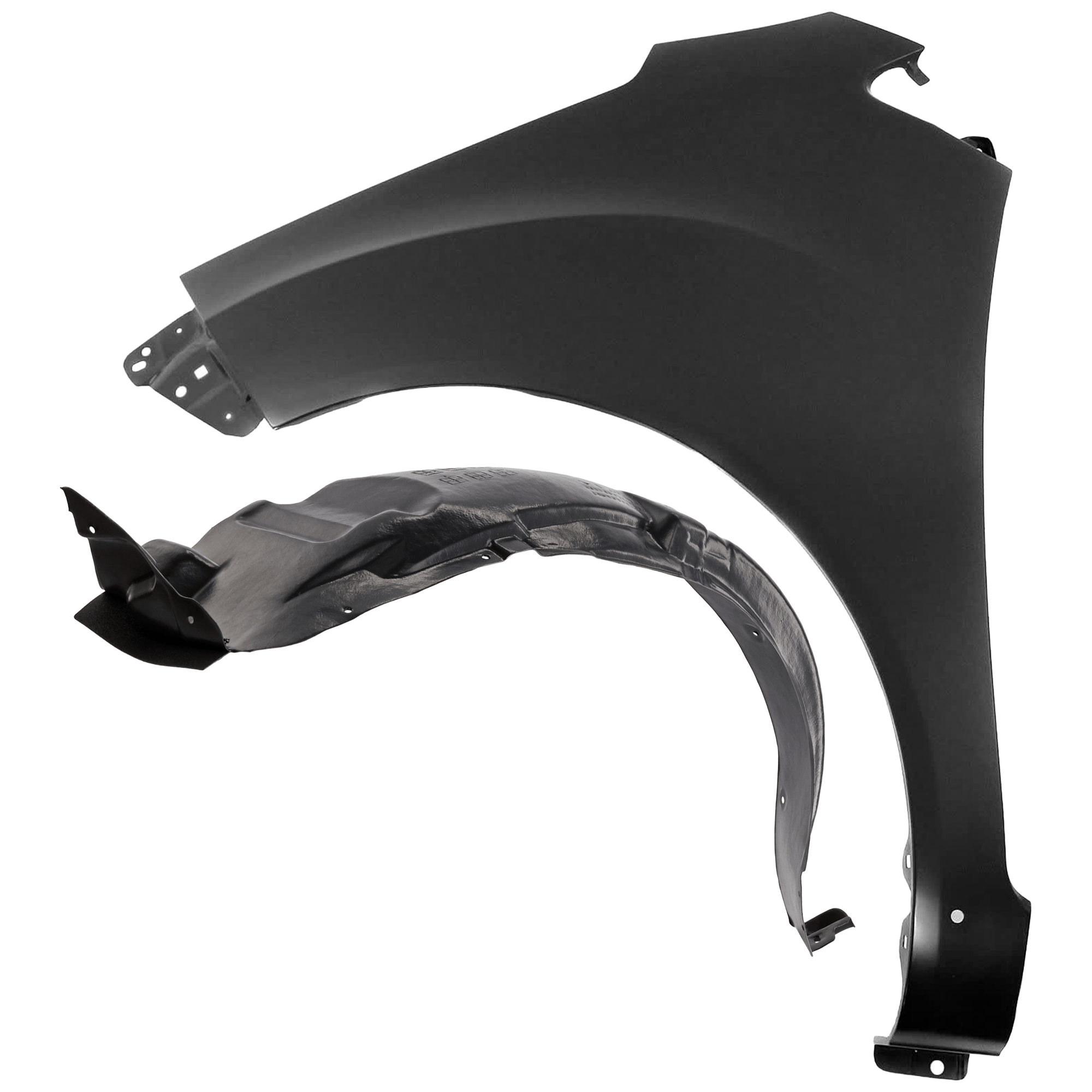 AM SPARK 13-15 FRONT FENDER LH Primed with Fender Liner SKU KIT 050926 AE548 Partslink GM1240378 GM1248299 OEM 95977330-95238346