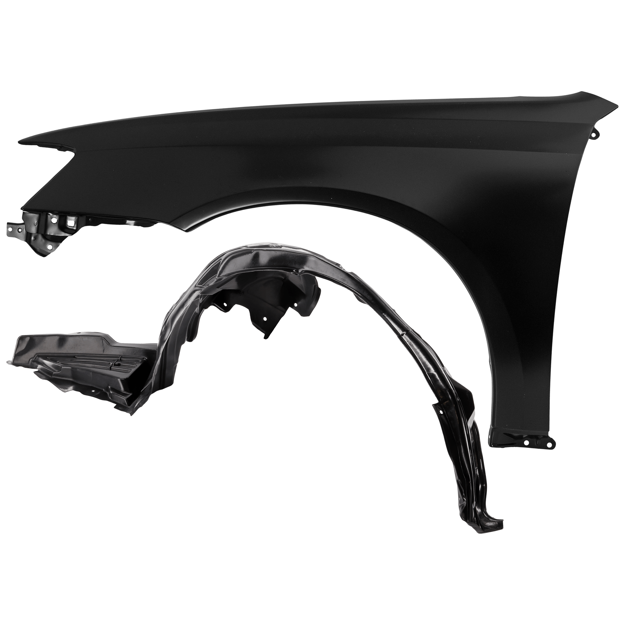 AM LEGACY 05-07 FRONT FENDER LH Primed with Fender Liner SKU KIT 050926 AE554 Partslink SU1240124 SU1250103 OEM 57110AG05B9P 59120AG05B