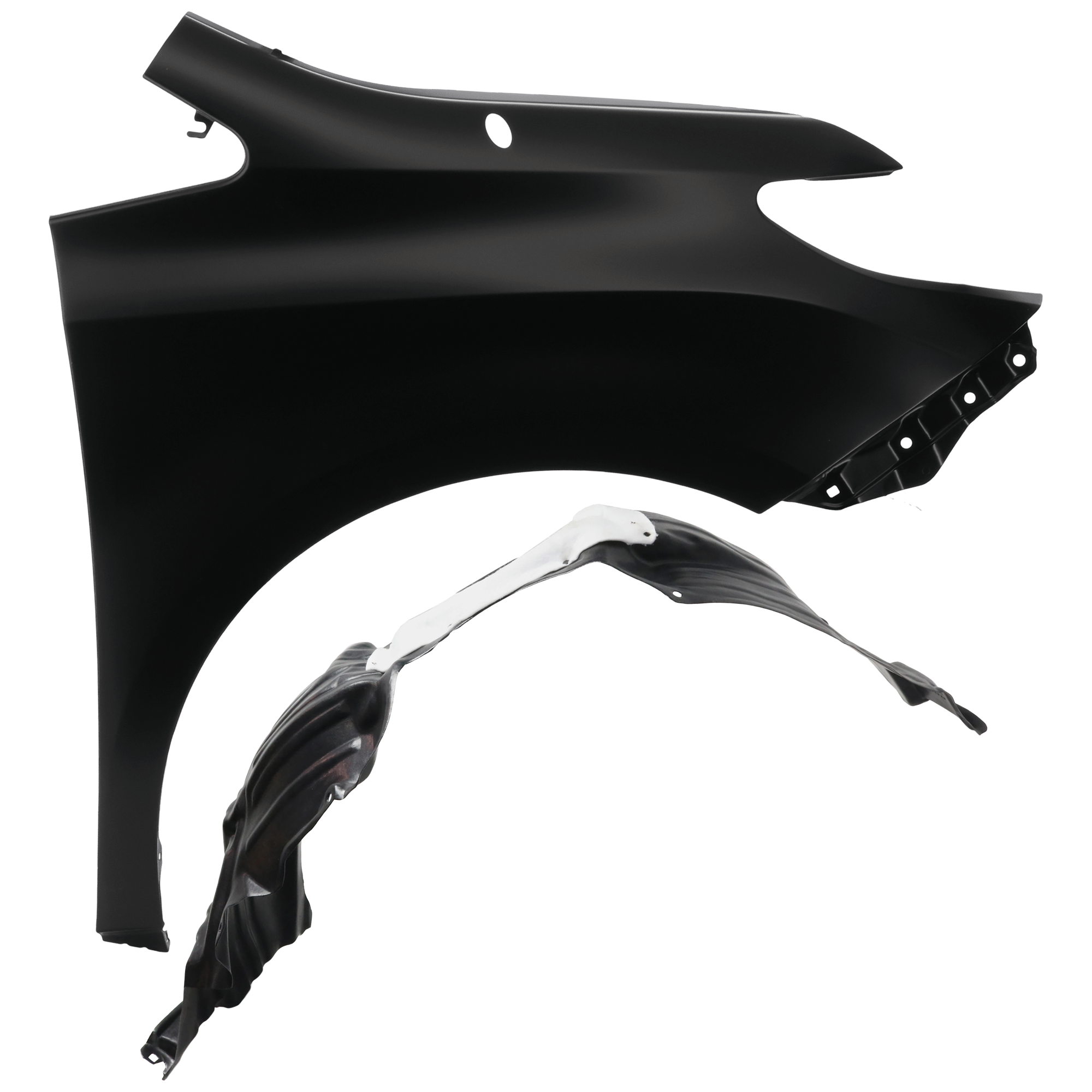 AM SIENNA 11-14 FRONT FENDER RH Primed with Fender Liner SKU KIT 050926 AE557 Partslink TO1241235 TO1249167 TO1249204 TO1249230 OEM 5381108050-5380508020-53805080