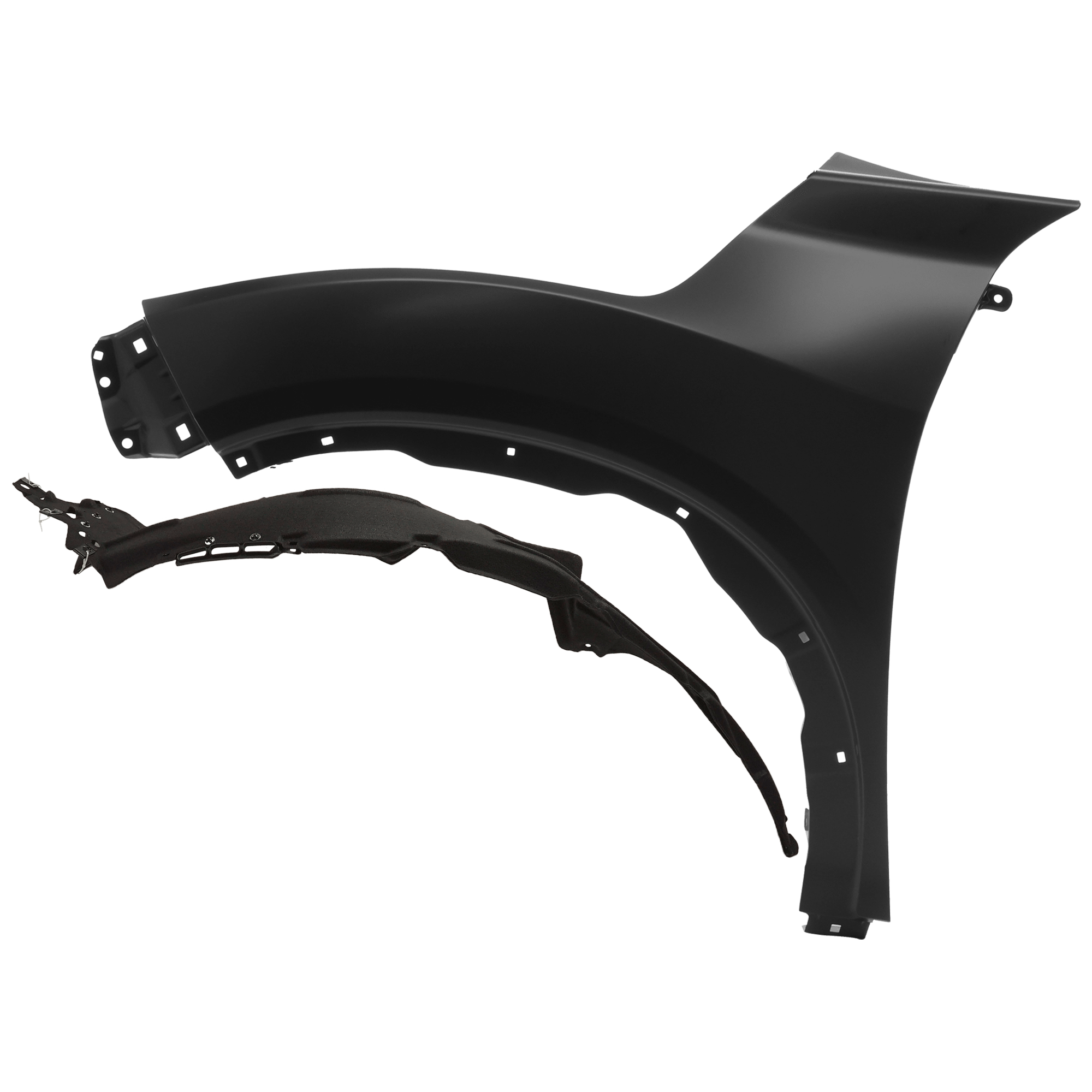 AM HR V 19-22 FRONT FENDER LH Primed with Fender Liner SKU KIT 050926 AE574 Partslink HO1240190 HO1248190 OEM 60261T7WA90ZZ 74150T7WA30