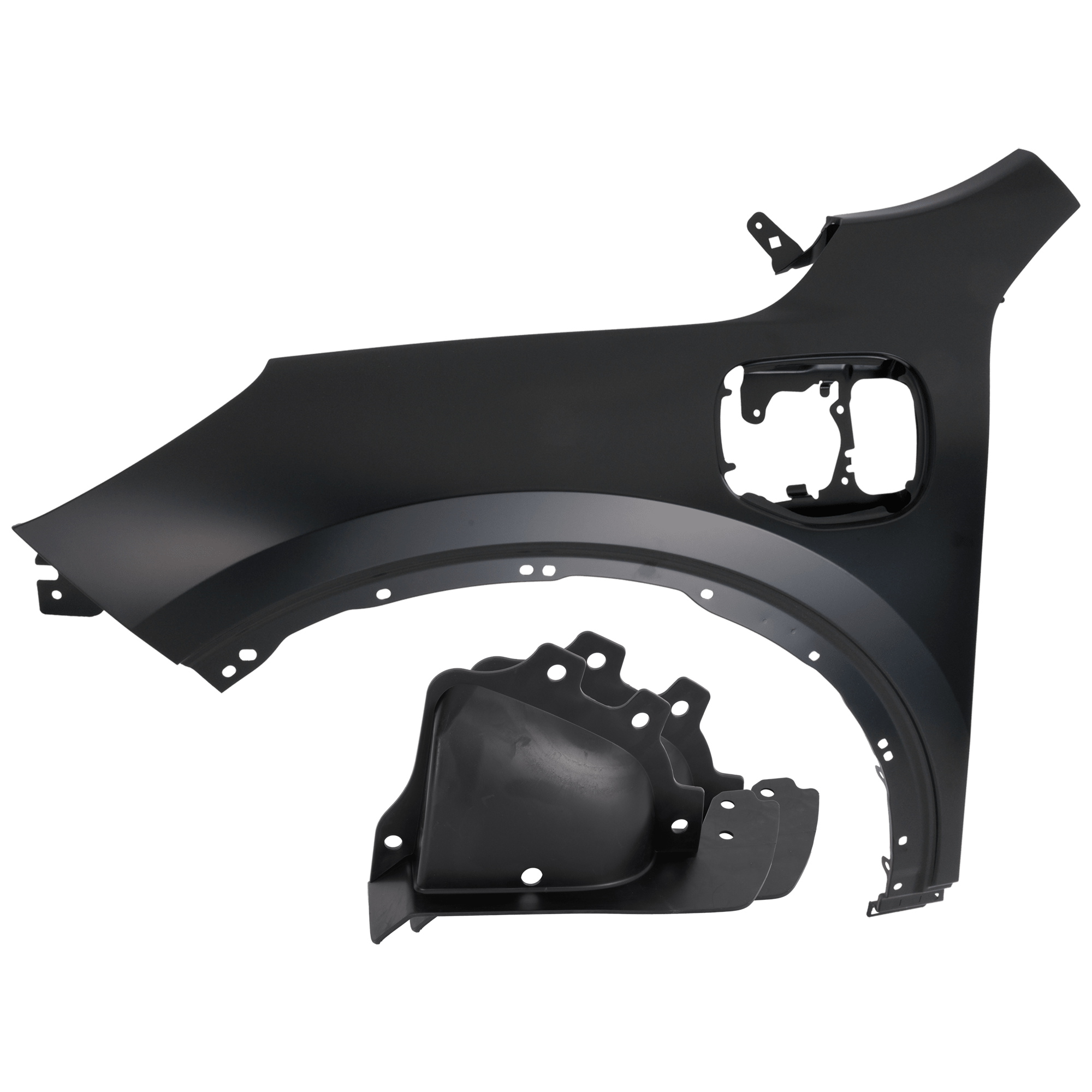 AM ESCAPE 20-24 FRONT FENDER LH Primed with Fender Liner SKU KIT 050926 AE580 Partslink FO1240343 FO1250154 OEM LJ6Z16006B 5943274-2524397-252