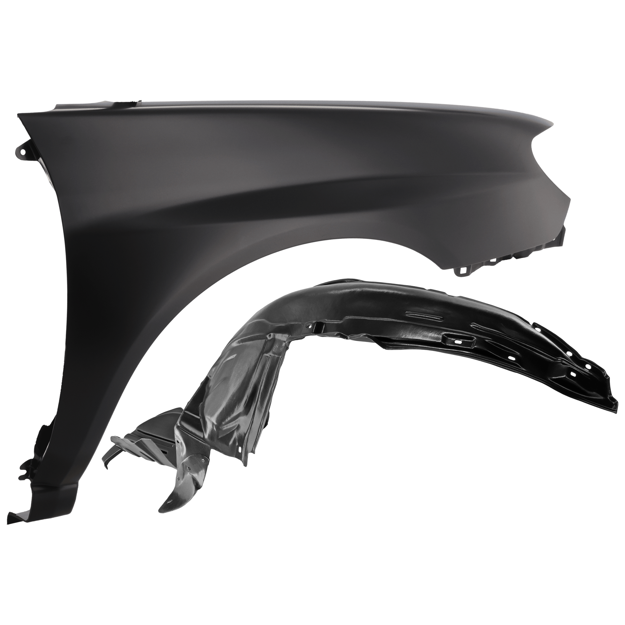 AM IMPREZA 06-07 FRONT FENDER RH Primed with Fender Liner SKU KIT 050926 AE592 Partslink SU1241133 SU1249115 OEM 57110FE200-59110FE141
