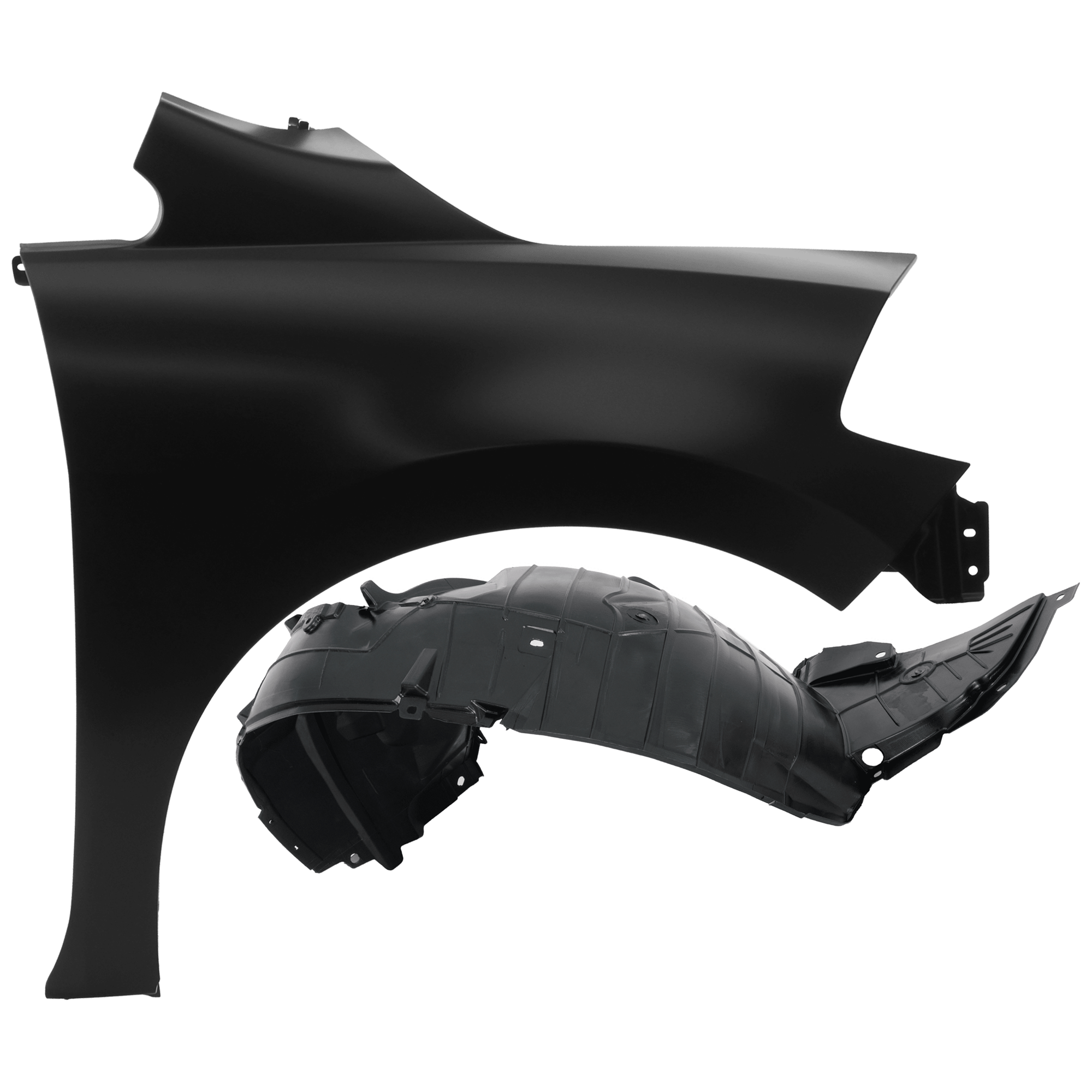 AM VERSA 07-12 FRONT FENDER RH Primed with Fender Liner SKU KIT 050926 AE598 Partslink NI1241187 NI1249114 OEM FCA00ZW5MB 638429EL0A