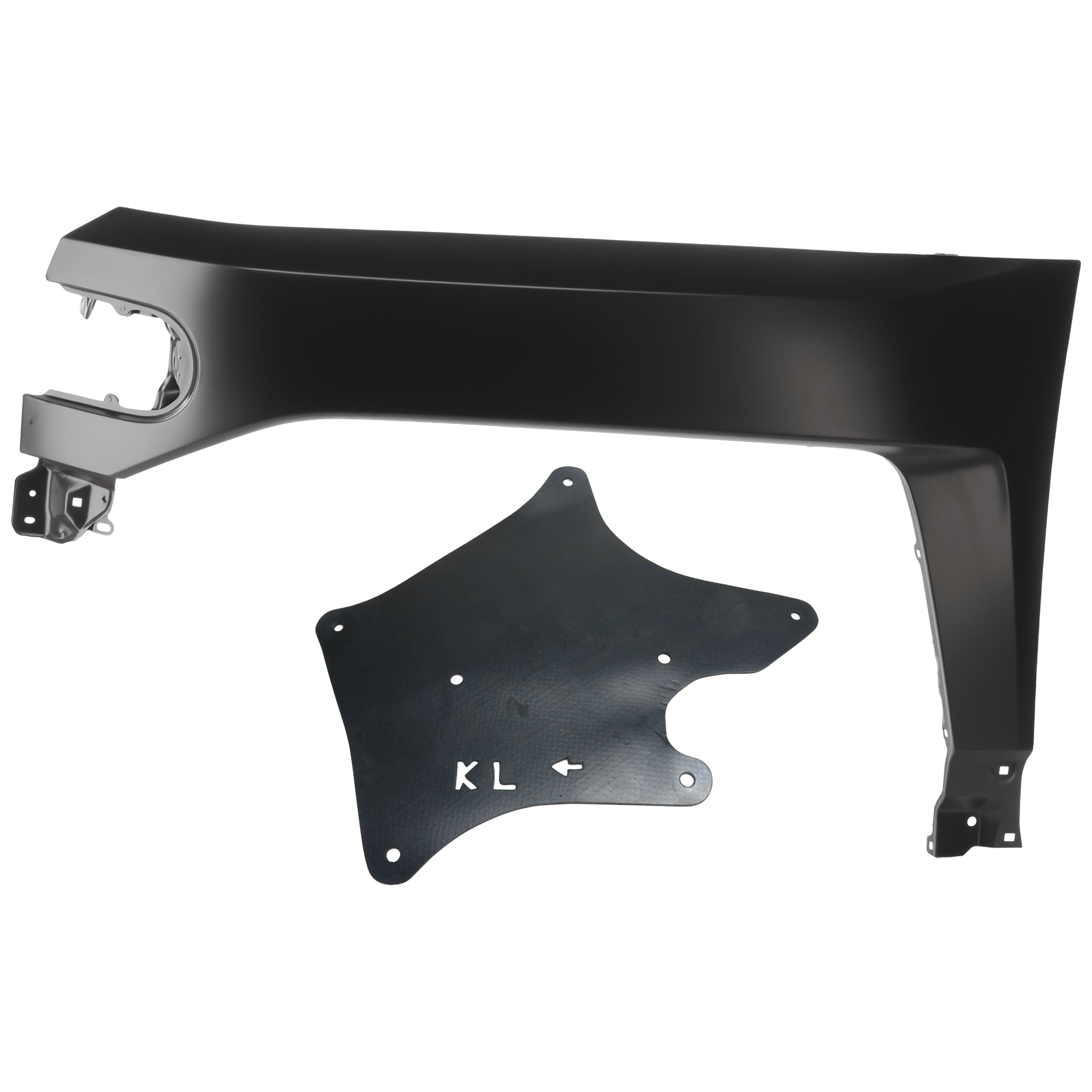 AM FJ CRUISER 10-14 FRONT FENDER LH Primed with Fender Liner SKU KIT 050926 AE601 Partslink TO1240214 TO1250130 OEM 5380235750-5373660131