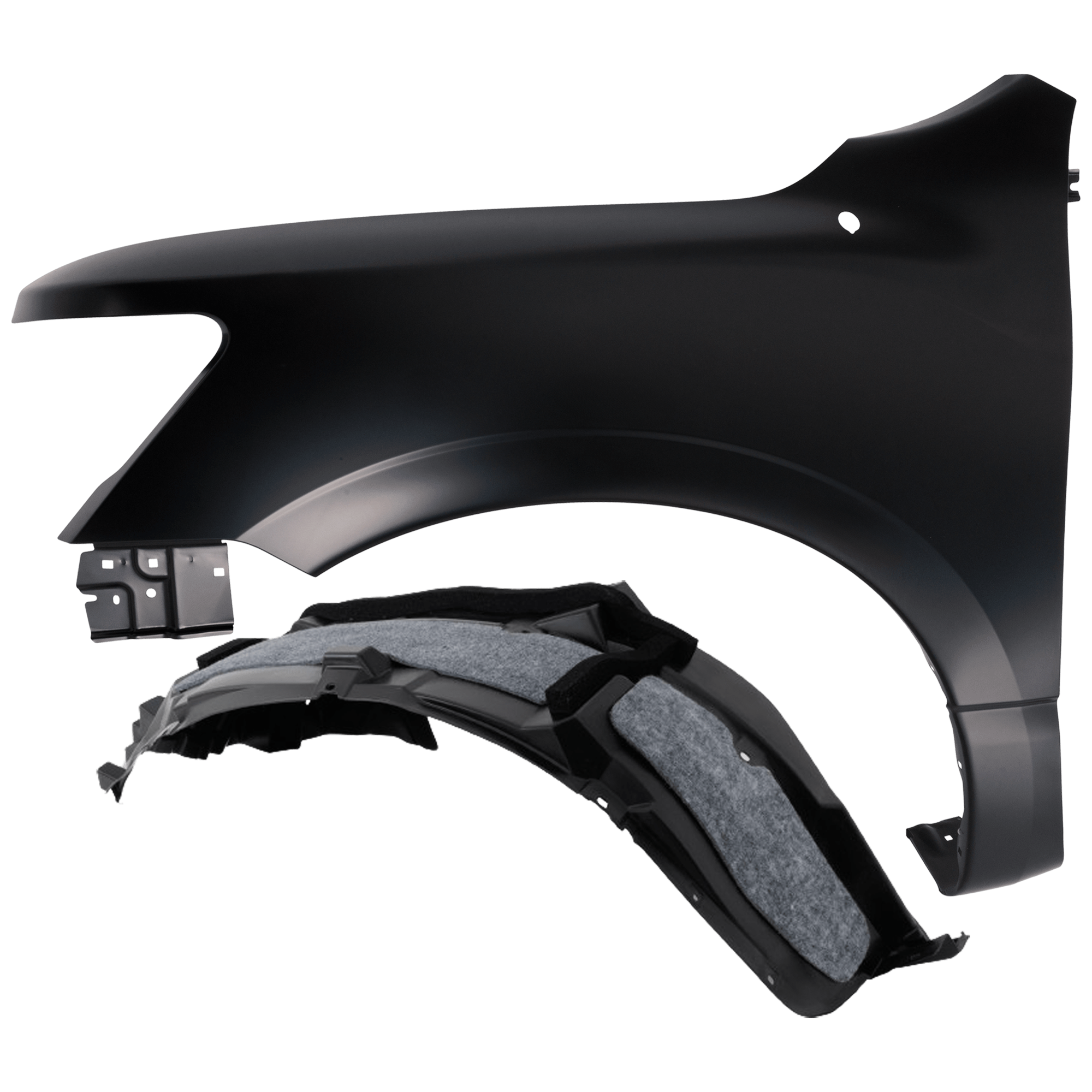 AM TITAN 20-23 FRONT FENDER LH Primed with Fender Liner SKU KIT 050926 AE615 Partslink NI1240230 NI1248189 OEM 63101EZ40C 638319FV1B