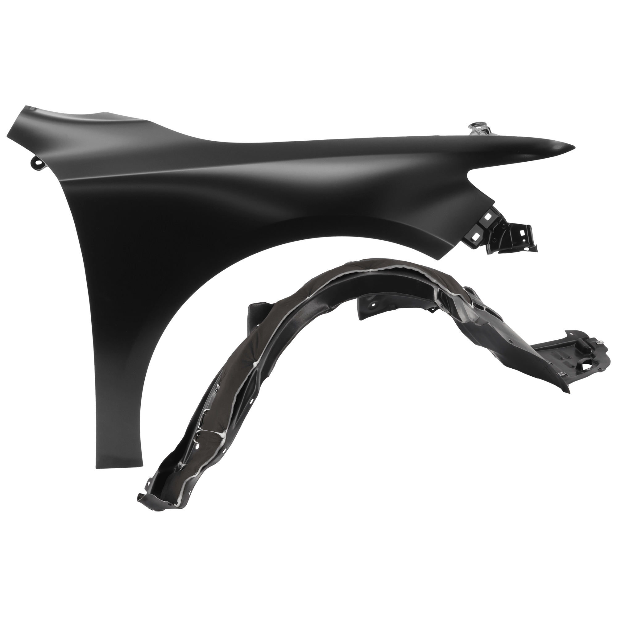 AM TLX 15-17 FRONT FENDER RH Primed with Fender Liner SKU KIT 050926 AE617 Partslink AC1241126 AC1249137 OEM 60210TZ3A90ZZ 74100TZ3A00