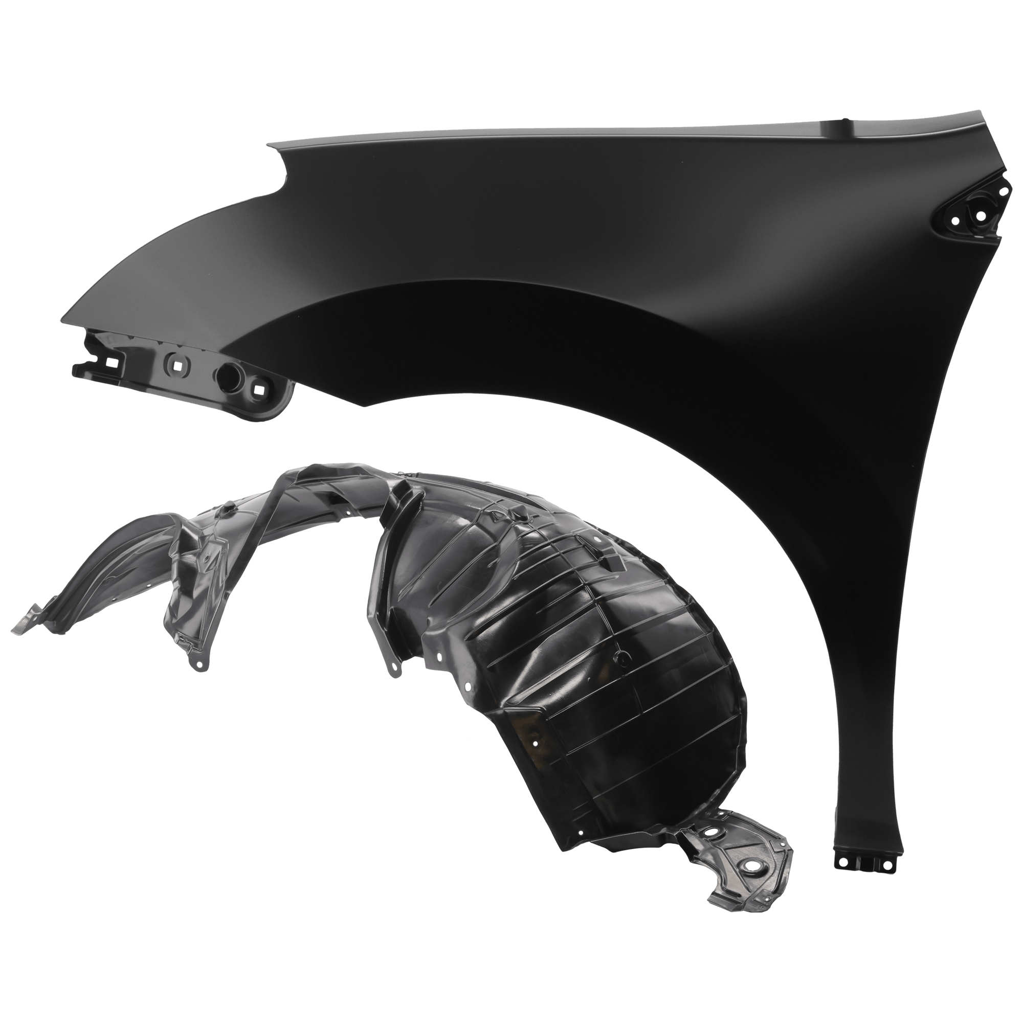 AM ROGUE 11-13 ROGUE SELECT 14-15FRONT FENDER LH Primed with Fender Liner SKU KIT 050926 AE625 Partslink NI1240198 NI1248117 OEM F3113JM0MA 63843JM00A