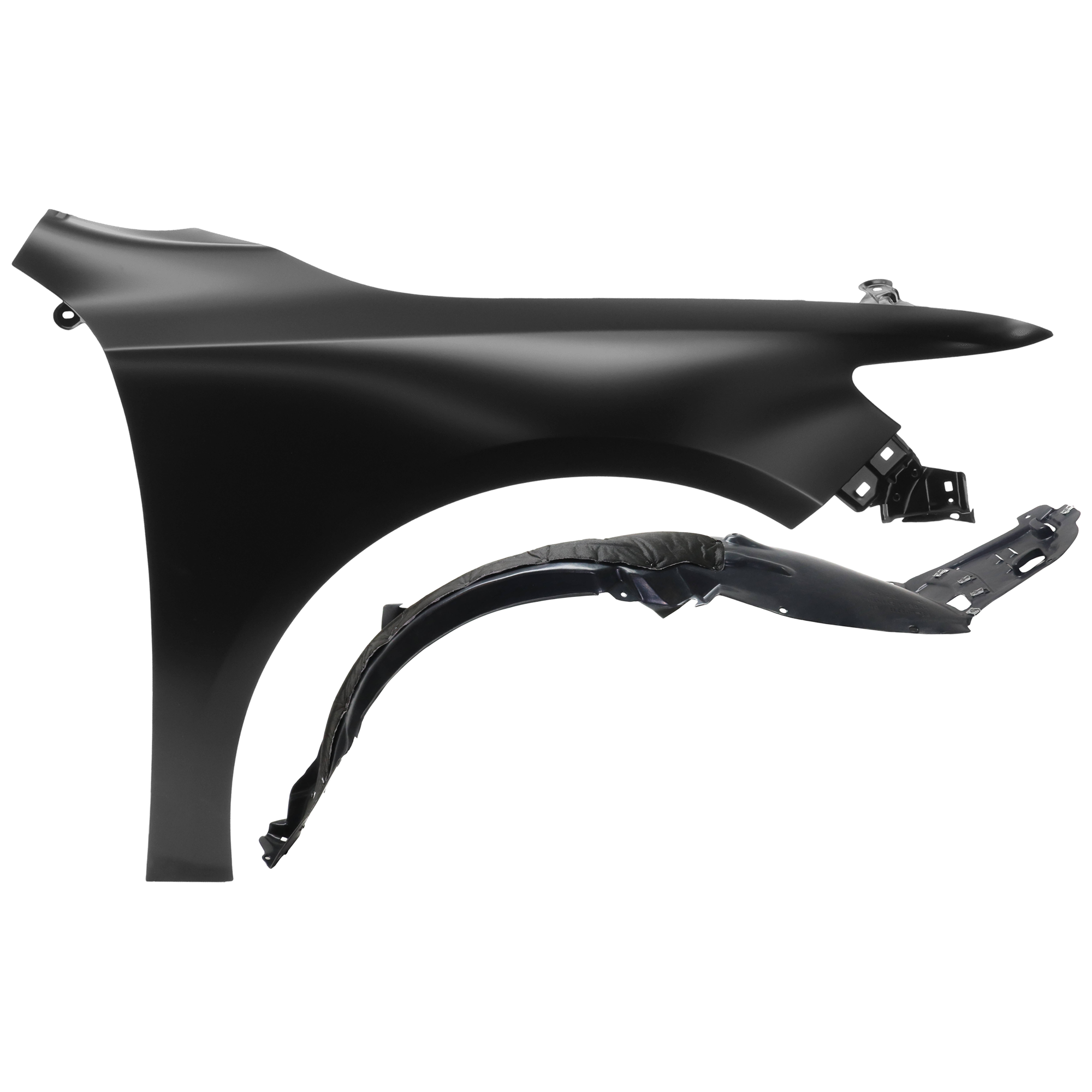 AM TLX 15-17 FRONT FENDER RH Primed with Fender Liner SKU KIT 050926 AE628 Partslink AC1241126 AC1249136 OEM 60210TZ3A90ZZ 74100TZ3A00 PFM