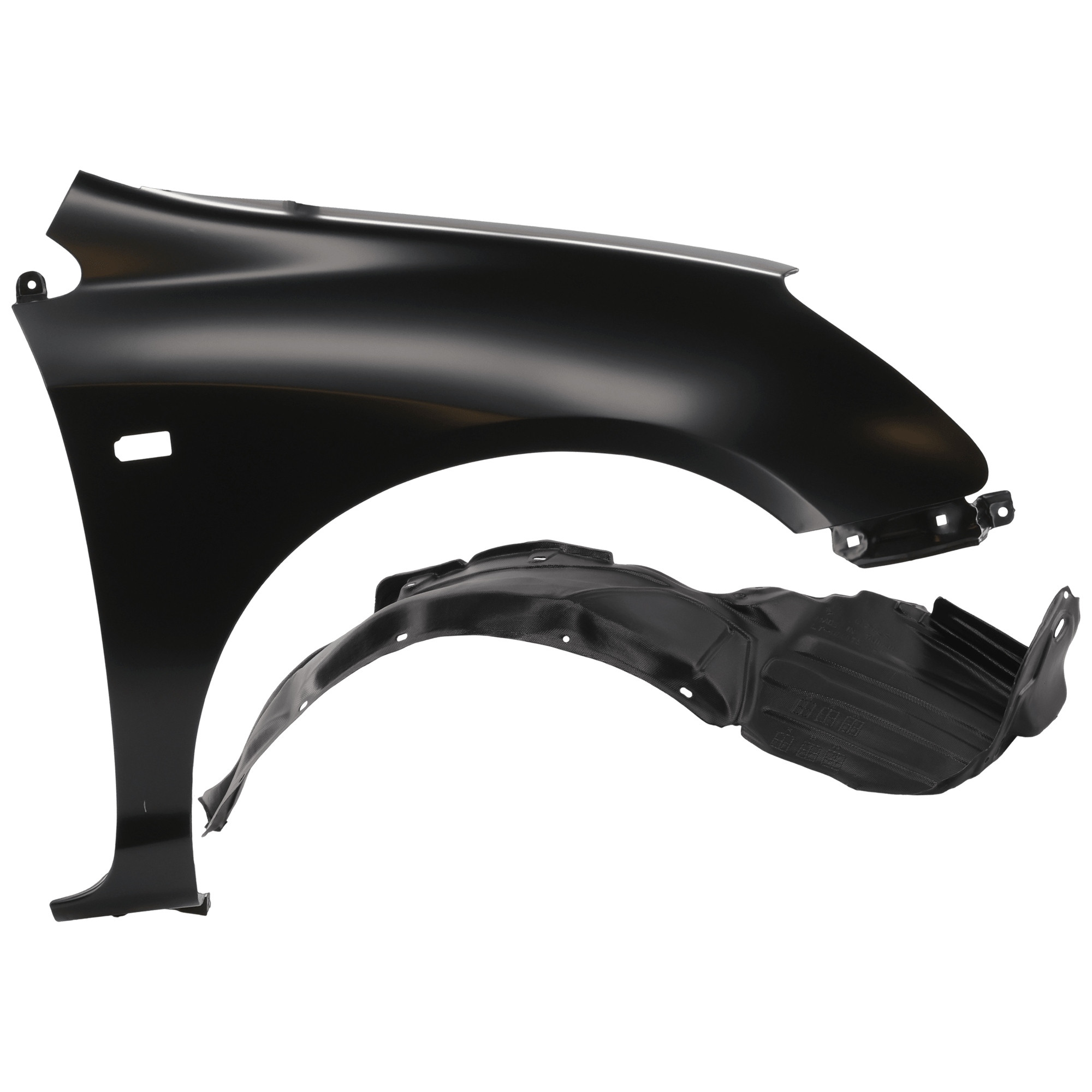 AM CIVIC 02-05 FRONT FENDER RH Primed with Fender Liner SKU KIT 050926 AE633 Partslink HO1241158 HO1249119 OEM 60211S6AA90ZZ 74101S6A000