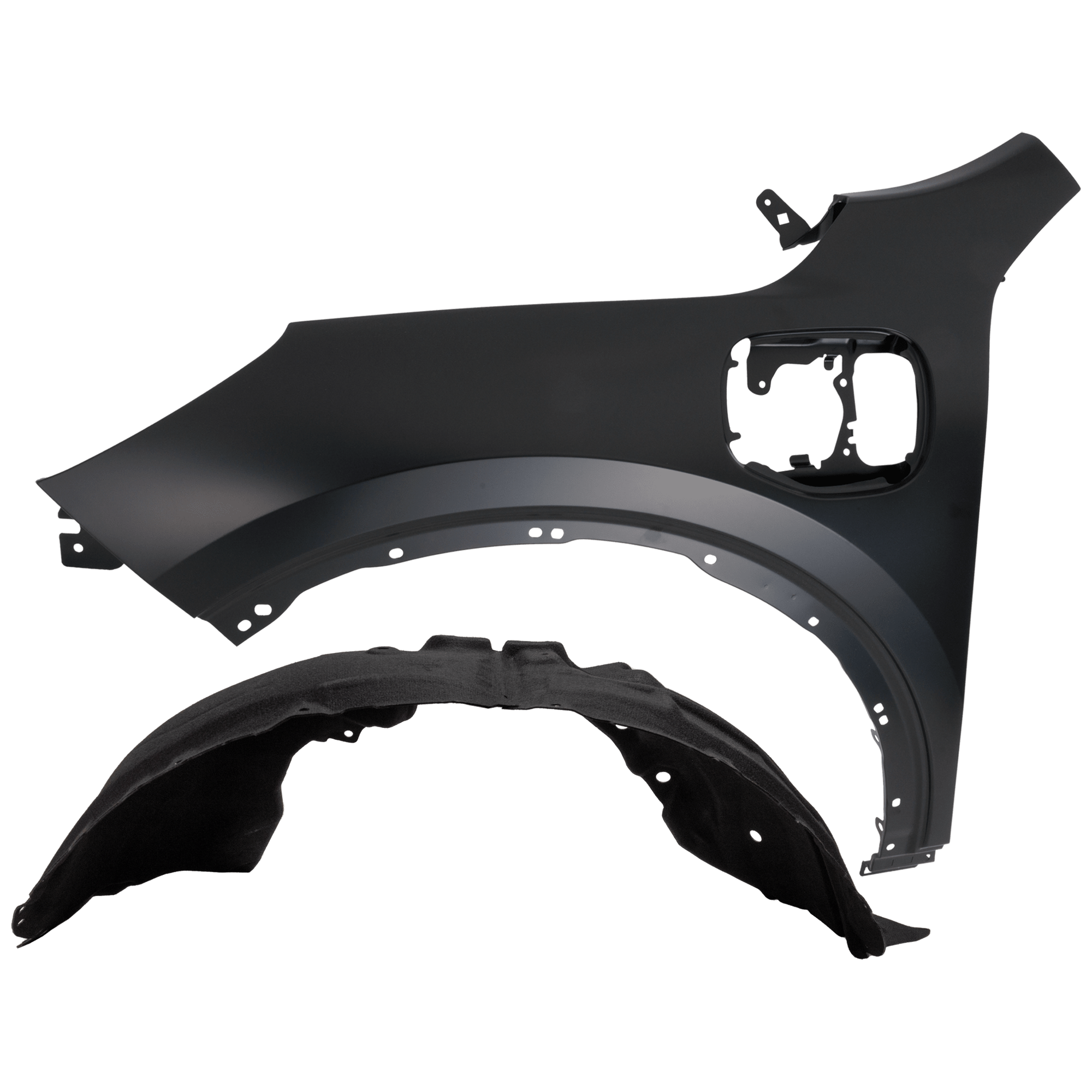 AM ESCAPE 20-24 FRONT FENDER LH Primed with Fender Liner SKU KIT 050926 AE647 Partslink FO1240343 FO1248205 OEM LJ6Z16006B 5943274-2524397-252