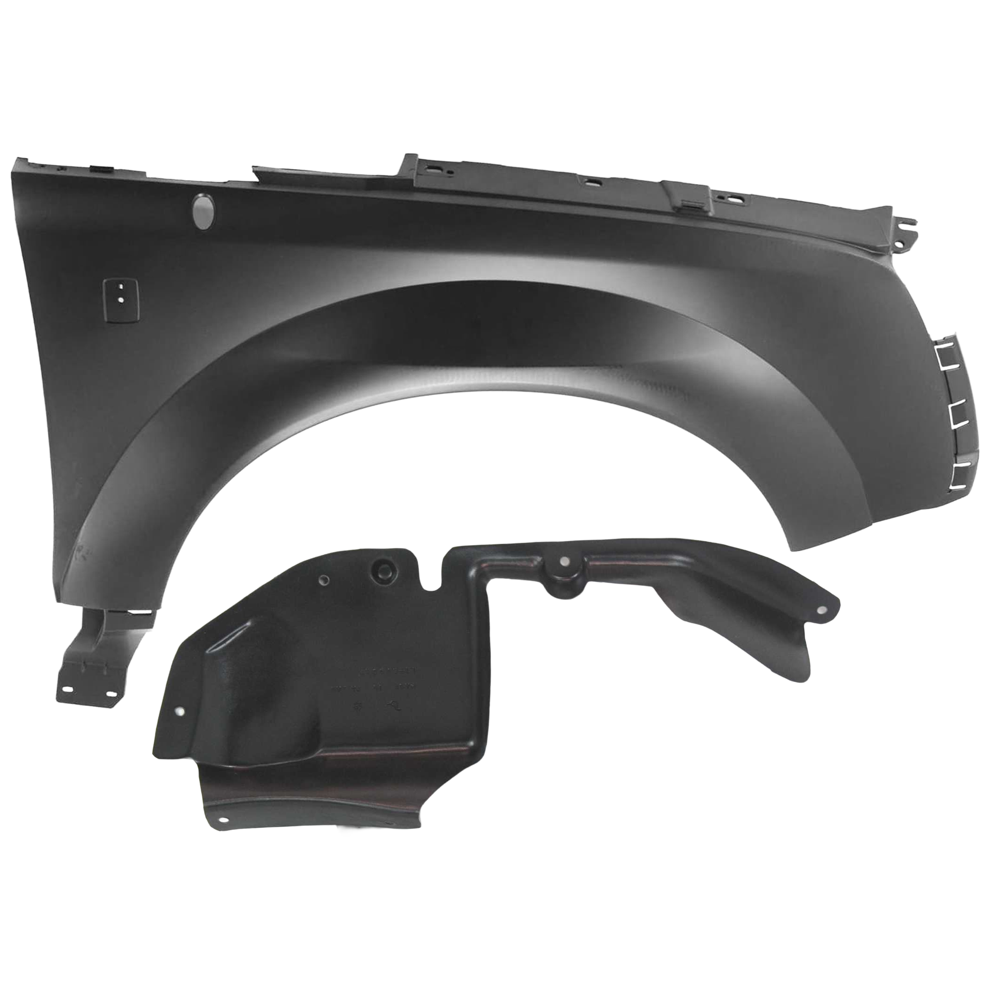 AM VUE 02-07 FRONT FENDER RH Primed with Fender Liner SKU KIT 050926 AE658 Partslink GM1241295 GM1251140 OEM 15842337-22624532
