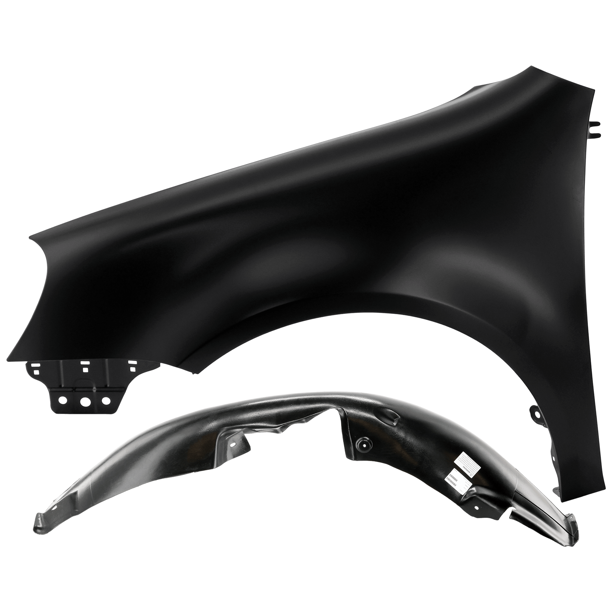 AM GOLF 06-06 GTI 06-06FRONT FENDER LH Primed with Fender Liner SKU KIT 050926 AE667 Partslink VW1240137 VW1248103 OEM 1K6821021A 1JM809957