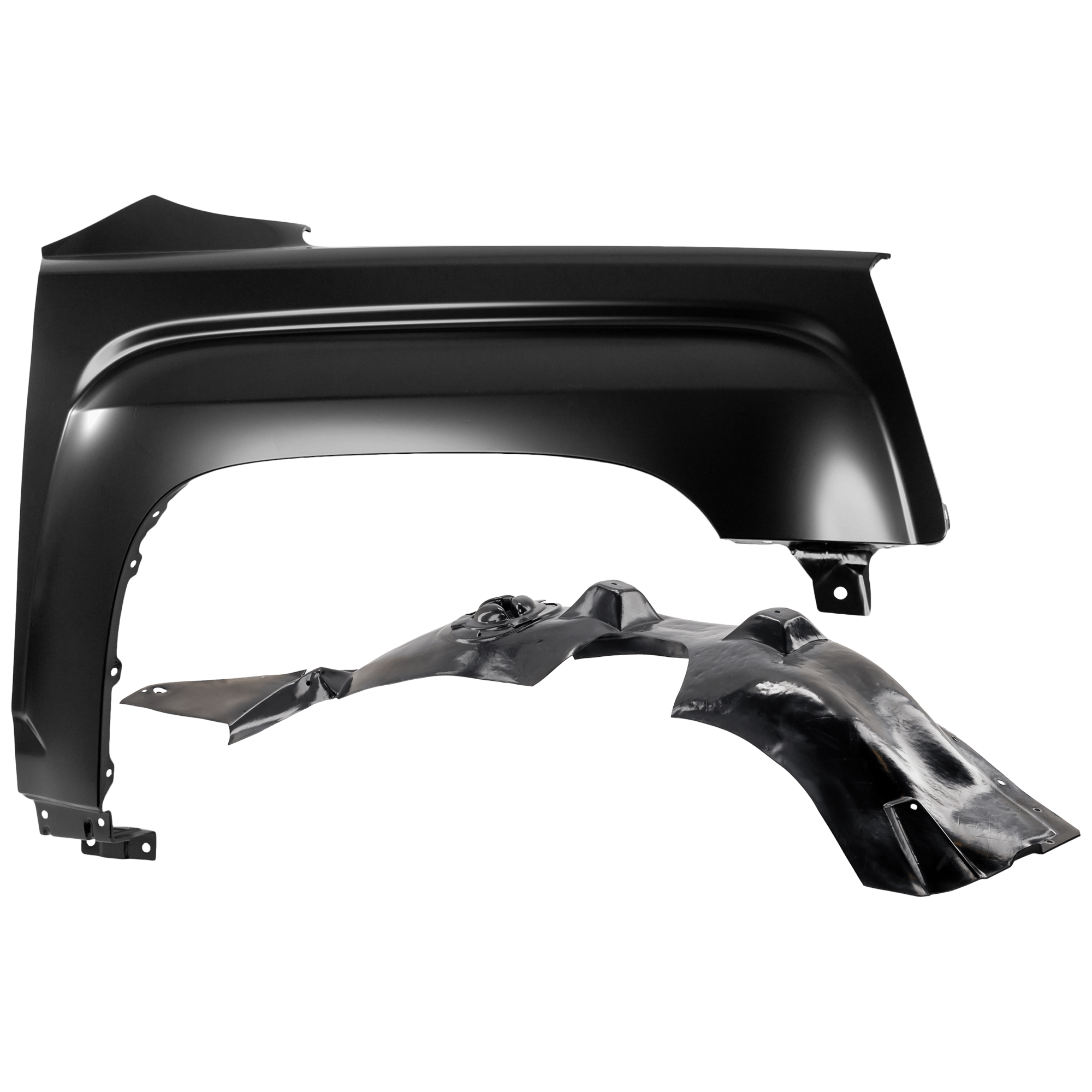 AM TERRAIN 10-13 FRONT FENDER RH Primed with Fender Liner SKU KIT 050926 AE673 OEM 22846920-22888601 PFM