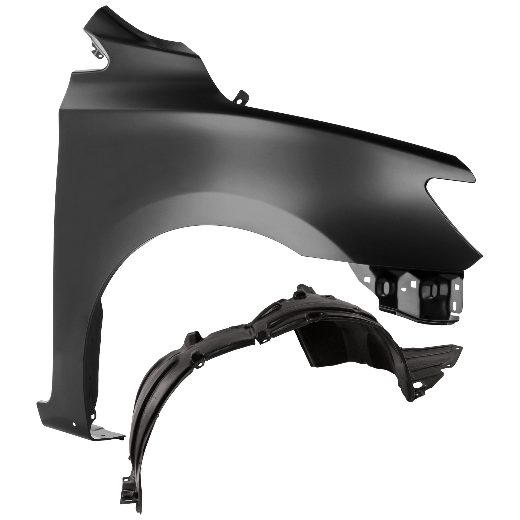 AM SENTRA 17-19 FRONT FENDER RH Primed with Fender Liner SKU KIT 050926 AE680 Partslink NI1241223 NI1249162 OEM F31003YUAA 638404FU0A