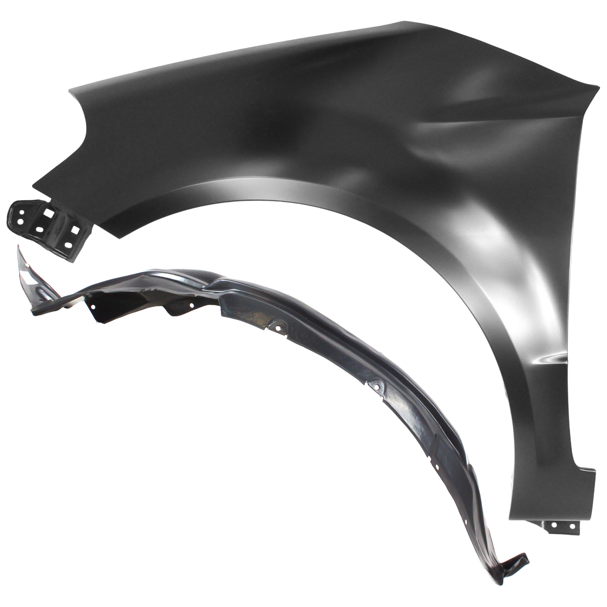 AM SX4-08-09 FRONT FENDER LH Primed with Fender Liner SKU KIT 050926 AE684 Partslink SZ1240124 SZ1248118 OEM 5770080820-7232280J00
