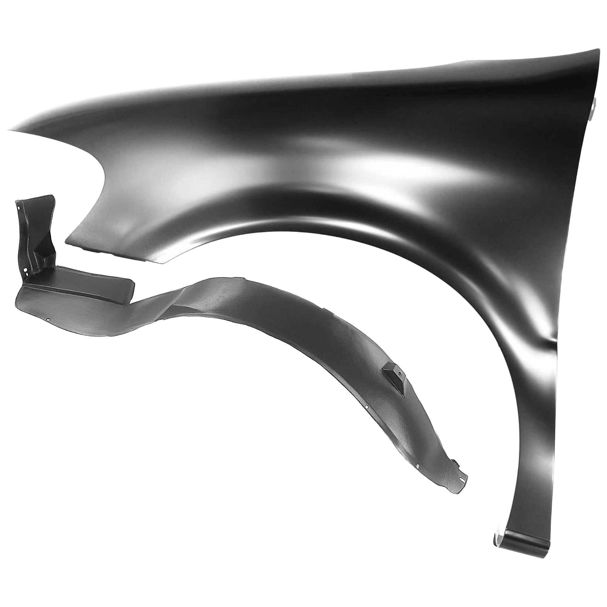 AM MONTANA 99-05 TRANS SPORT 97-99FRONT FENDER LH Primed with Fender Liner SKU KIT 050926 AE686 Partslink GM1240255 GM1248150 OEM 12529745-10434830