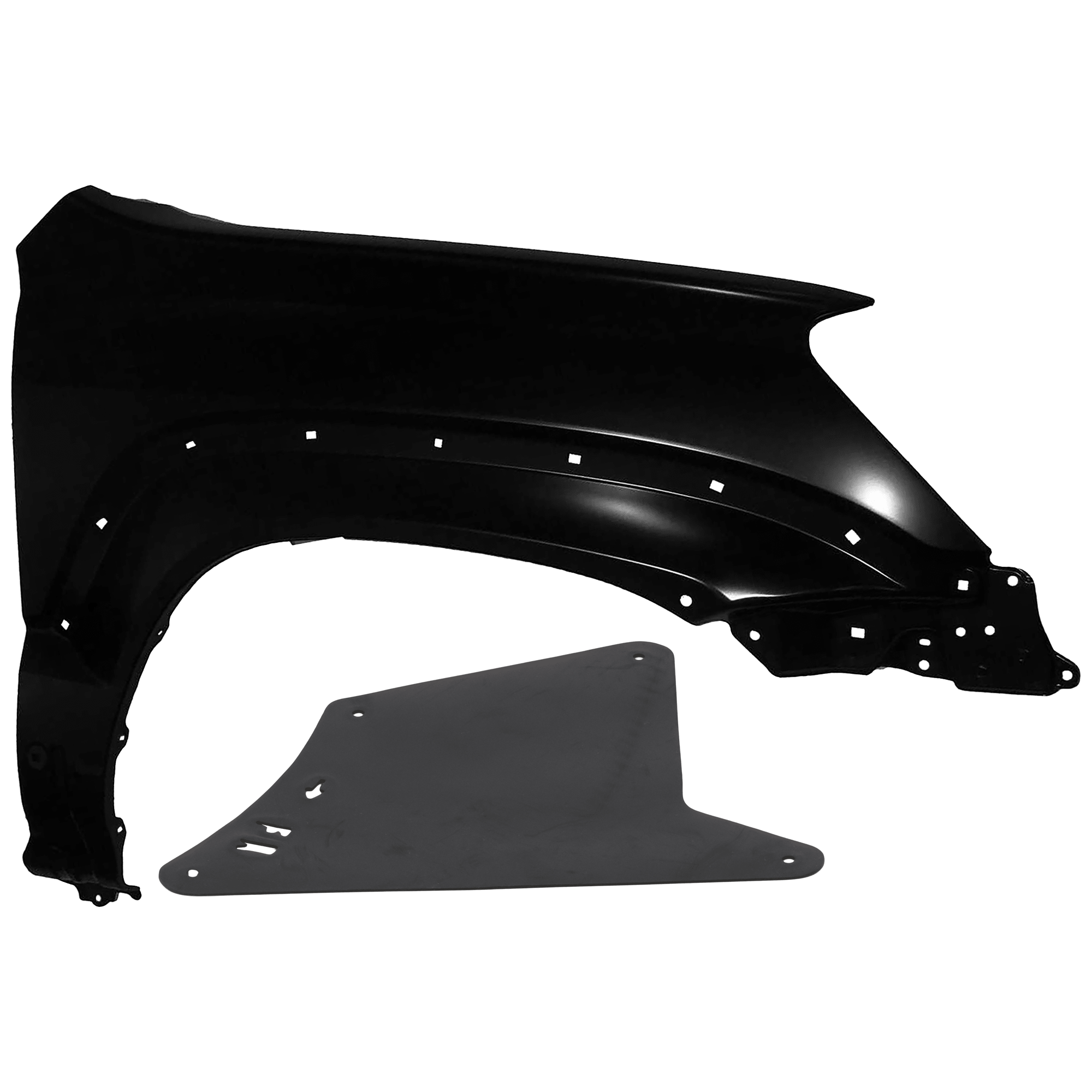 AM GX470-03-09 FRONT FENDER RH 2 pc Kit Primed with Fender Liner SKU KIT 050926 AE693 Partslink LX1241116 TO1251129 OEM 5380160840-5373535151