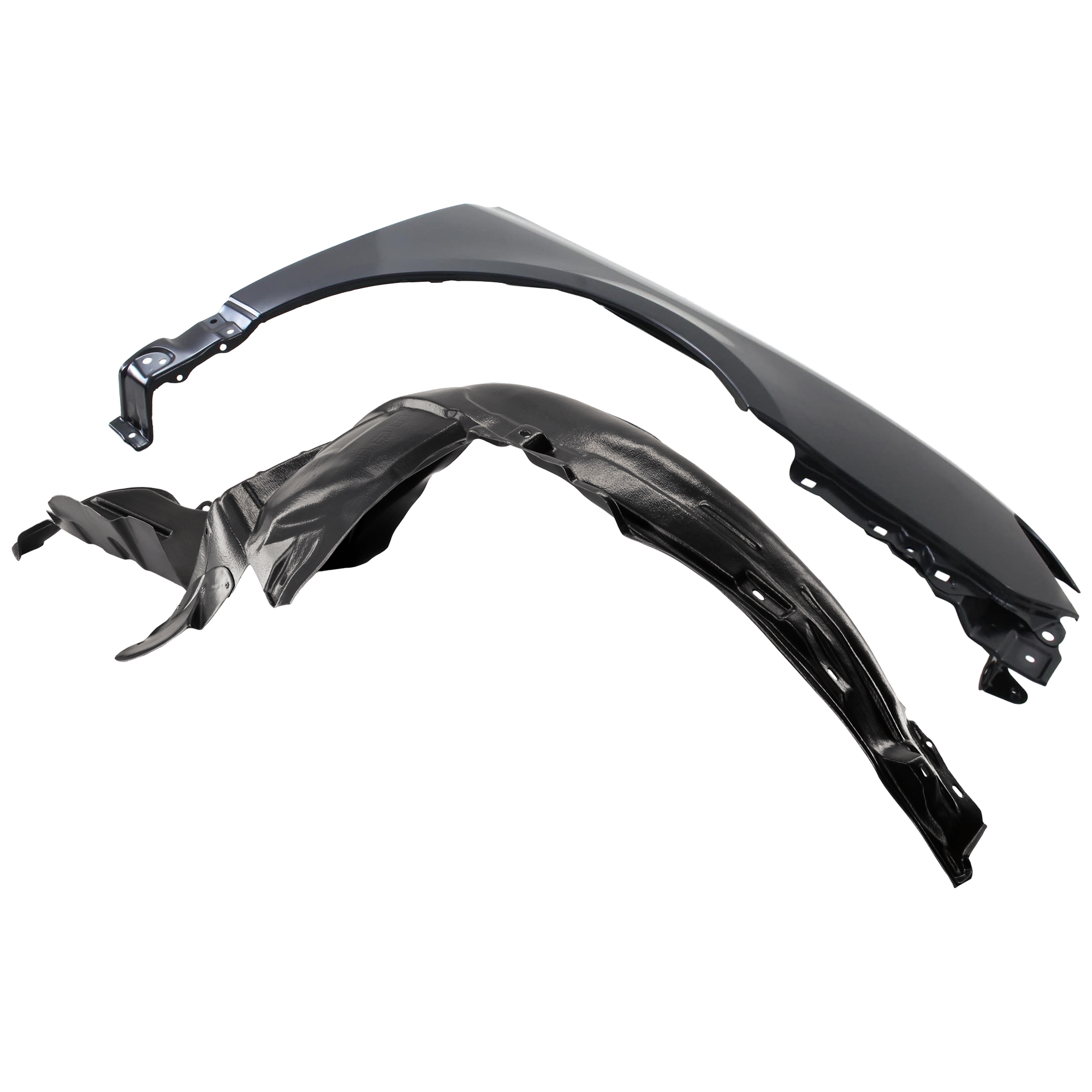 AM IMPREZA 06-07 FRONT FENDER RH 2 pc Kit Primed with Fender Liner SKU KIT 050926 AE698 Partslink SU1241134 SU1249116 OEM 57110FE240-59110FE120