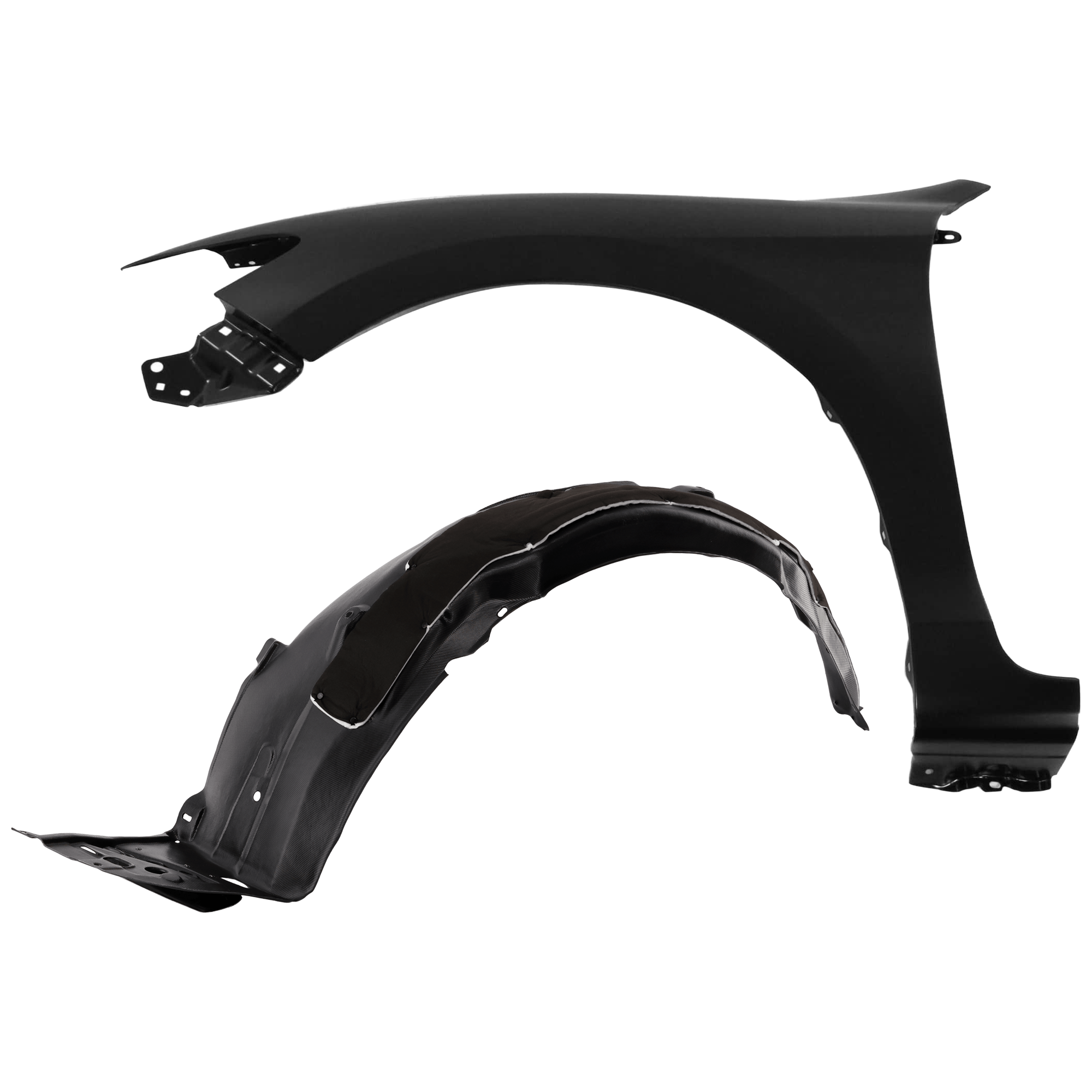AM ACCORD 14-15 FRONT FENDER LH 2 pc Kit Primed with Fender Liner SKU KIT 050926 AE705 OEM 60261T3LA90ZZ 74150T2AA00 PFM