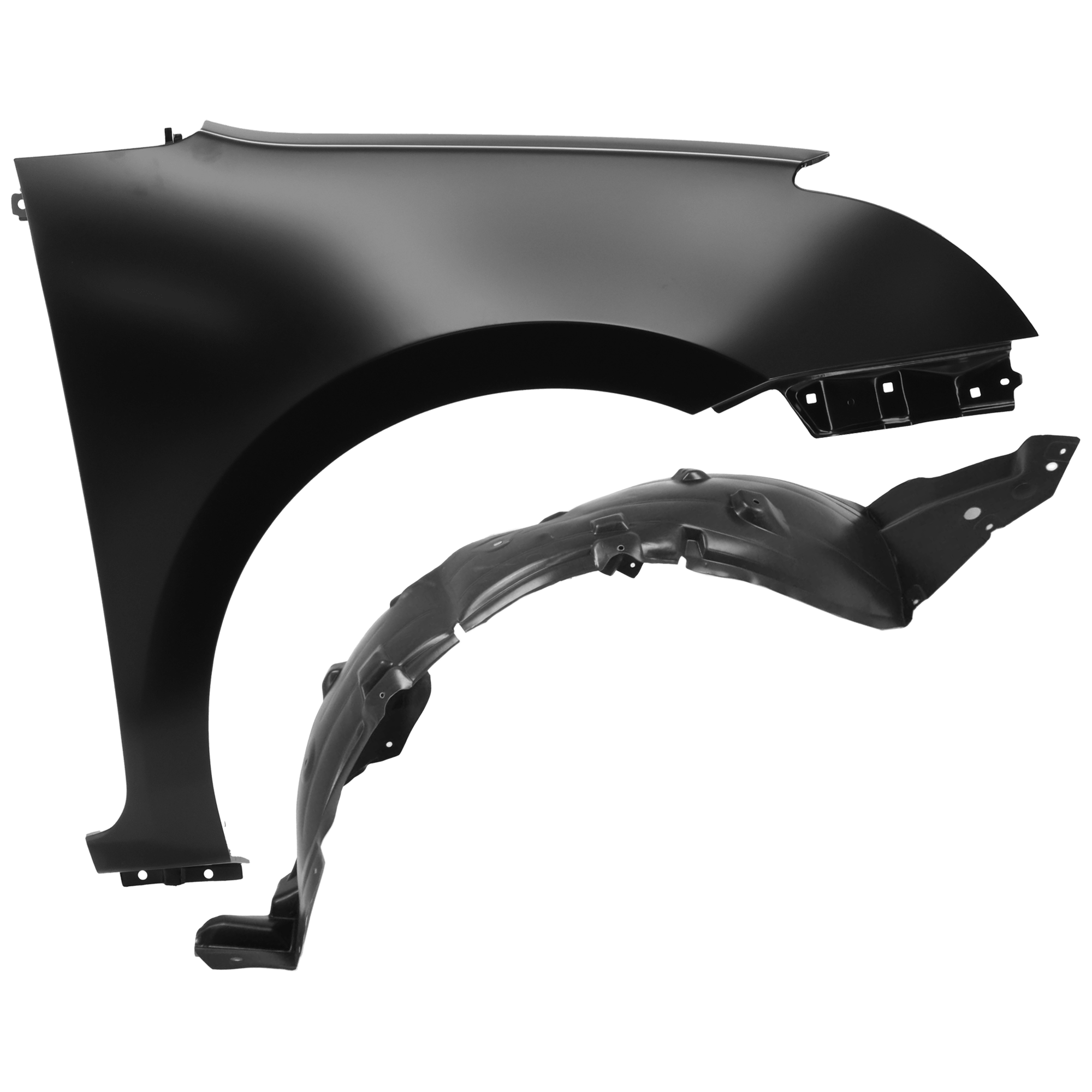 AM SENTRA 07-09 FRONT FENDER RH 2 pc Kit Primed with Fender Liner SKU KIT 050926 AE707 OEM 63112ET030-63842ET000 PFM