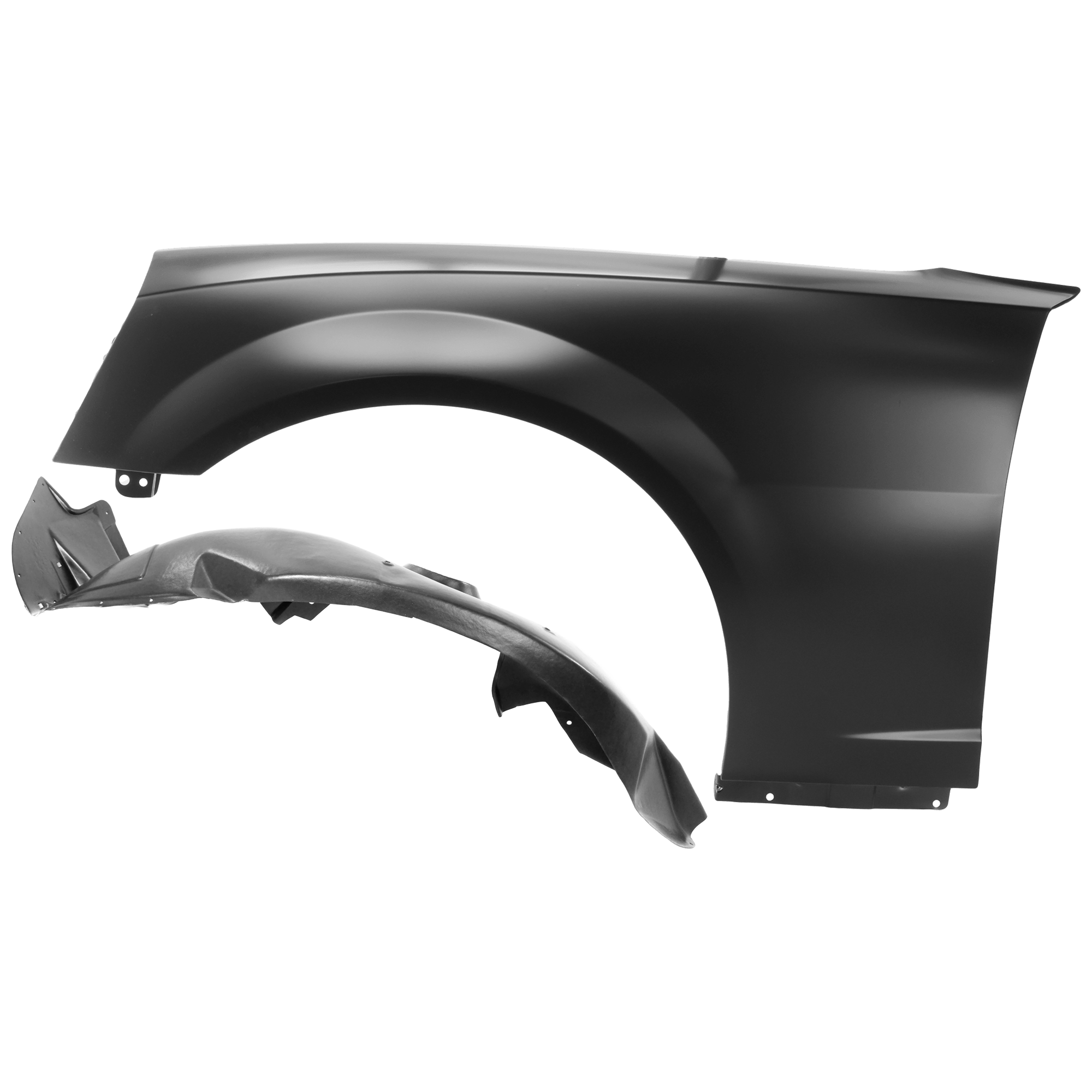 AM CAMARO 12-15 FRONT FENDER LH 2 pc Kit Primed with Fender Liner SKU KIT 050926 AE731 Partslink GM1240365 GM1248254 OEM 20943621-20952837