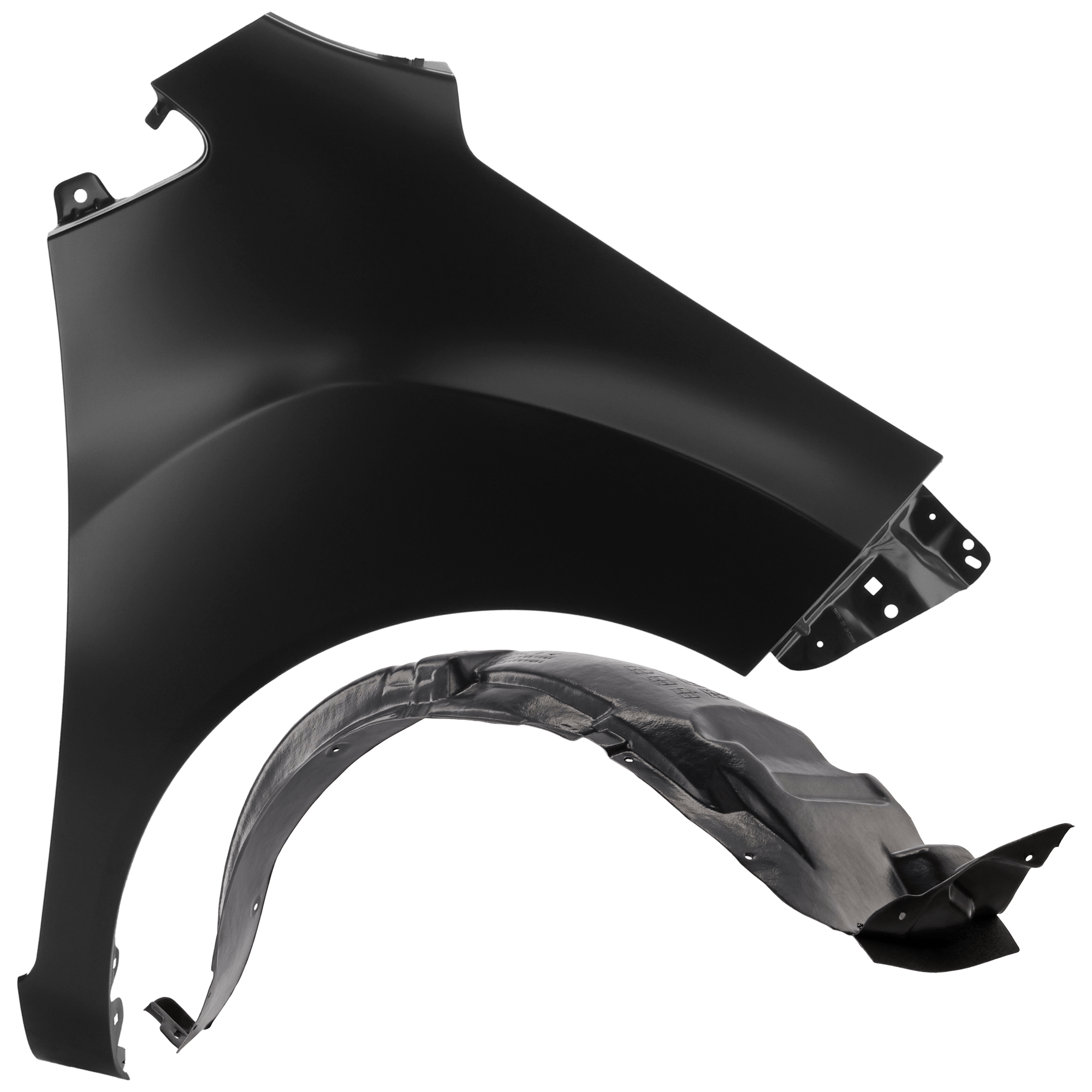 AM SPARK 13-15 FRONT FENDER RH 2 pc Kit Primed with Fender Liner SKU KIT 050926 AE753 Partslink GM1241377 GM1249299 OEM 95364003-95238349