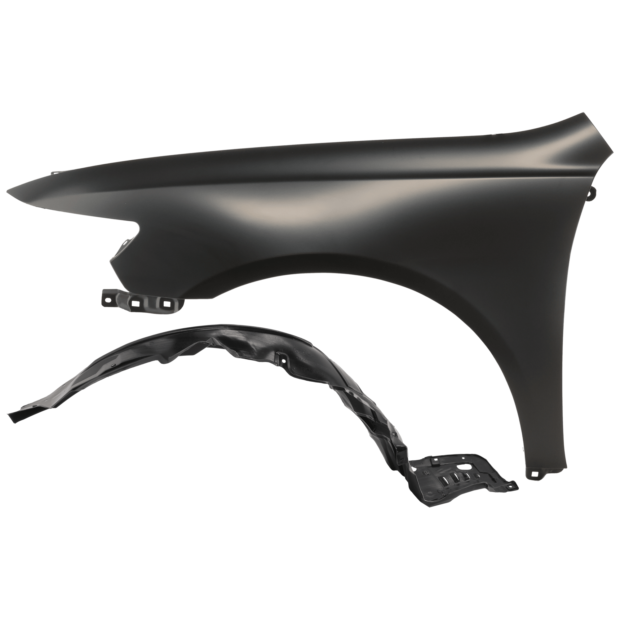 AM TSX 06-08 FRONT FENDER LH 2 pc Kit Primed with Fender Liner SKU KIT 050926 AE775 Partslink AC1240116 AC1248121 OEM 60261SEAA90ZZ 74151SEAJ00