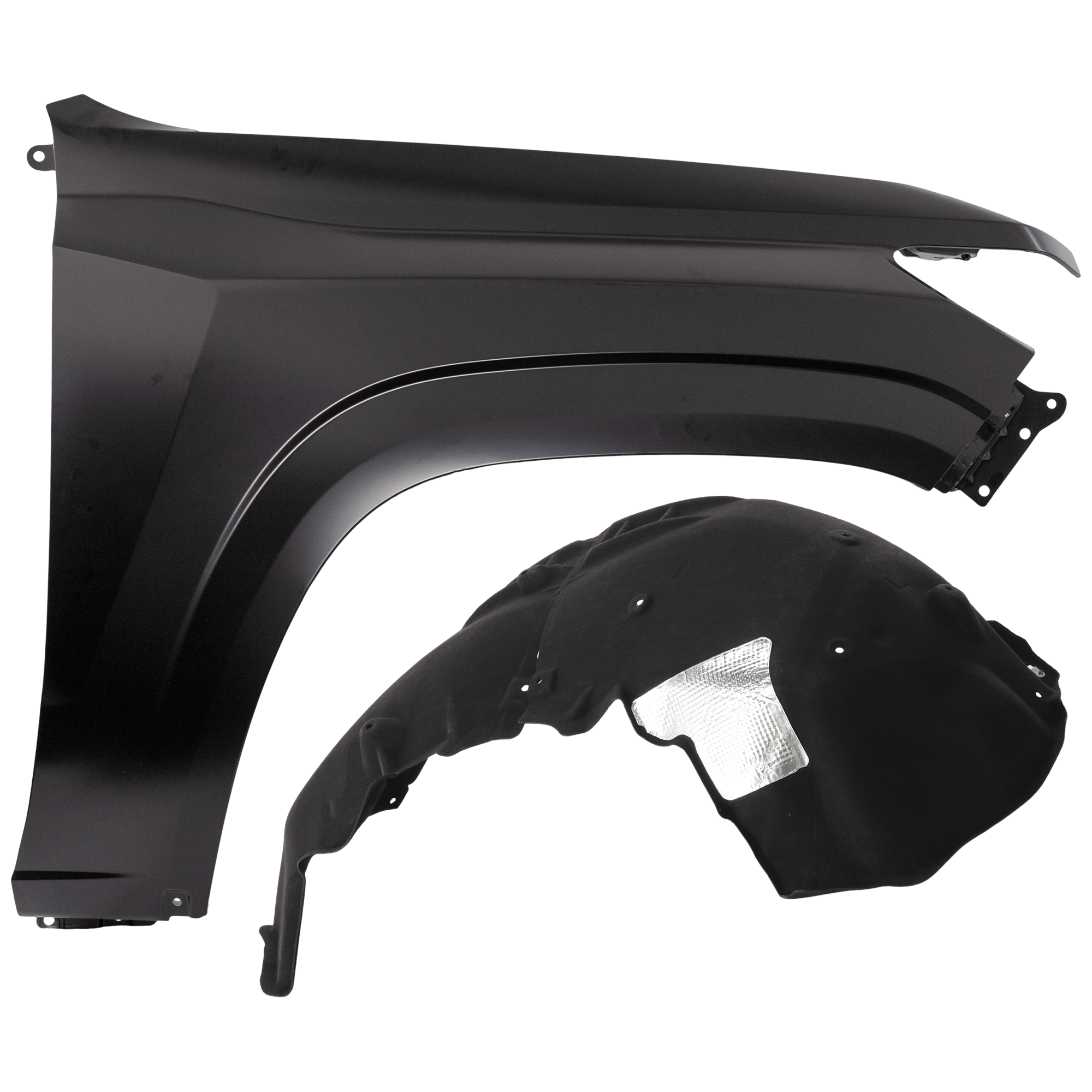 AM COLORADO 23-24 FRONT FENDER RH 2 pc Kit Primed with Fender Liner SKU KIT 050926 AE779 Partslink GM1241427 GM1249333 OEM 84755305-84782828