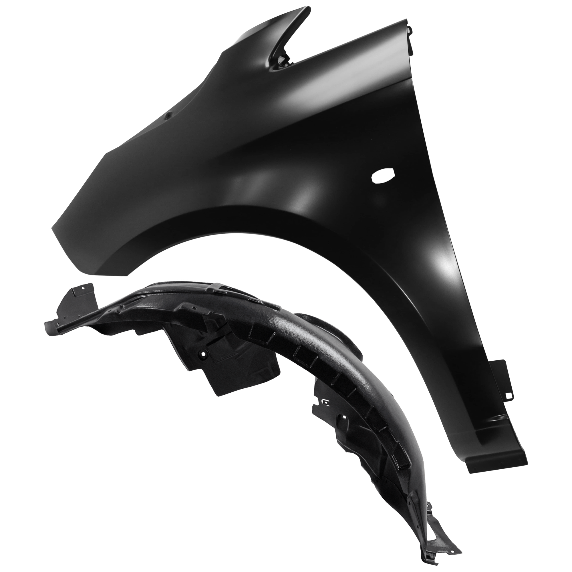 AM METRIS 16-23 FRONT FENDER LH Primed with Fender Liner SKU KIT 050926 AE77 Partslink MB1240160 MB1248197 OEM 4478804101-4476840177 PFM