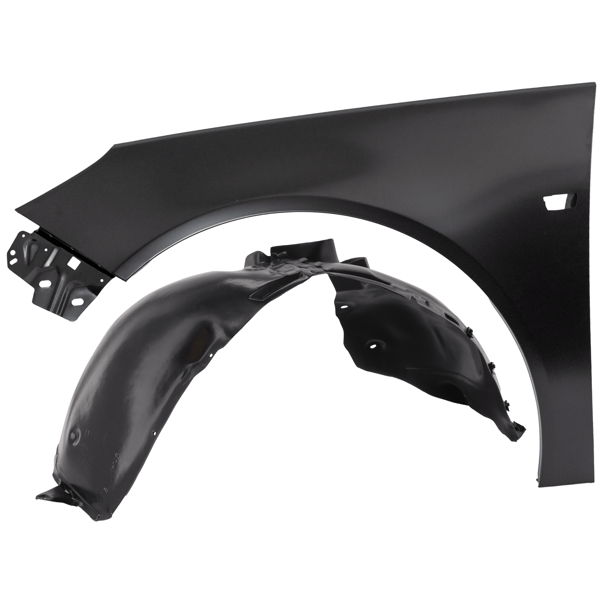 AM REGAL 11-11 FRONT FENDER LH 2 pc Kit Primed with Fender Liner SKU KIT 050926 AE789 Partslink GM1240367 GM1248283 OEM 13277520-22970859