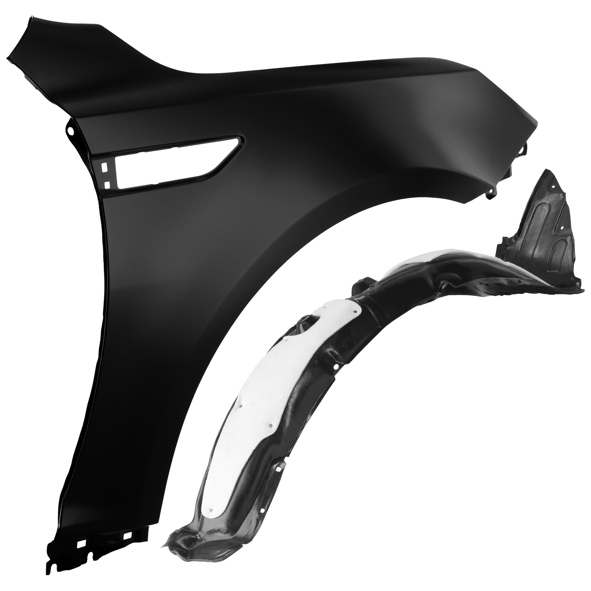 AM OPTIMA 14-15 FRONT FENDER RH Primed with Fender Liner SKU KIT 050926 AE78 Partslink KI1241134 KI1249131 OEM 663212T000-868124C500