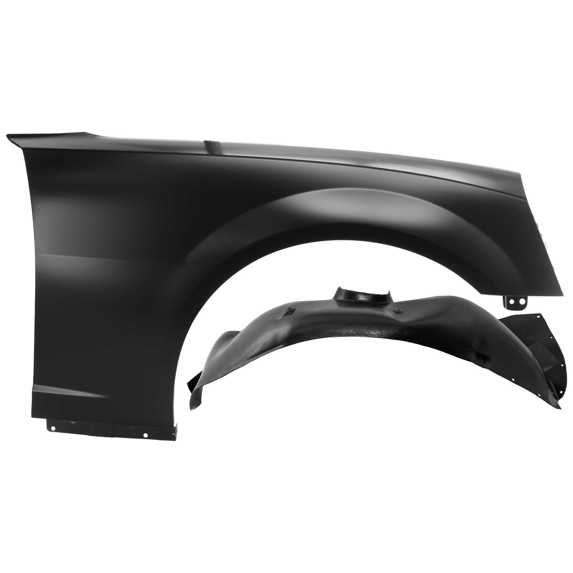 AM CAMARO 14-15 FRONT FENDER RH 2 pc Kit Primed with Fender Liner SKU KIT 050926 AE796 Partslink GM1241365 GM1249252 OEM 20943622-22908614