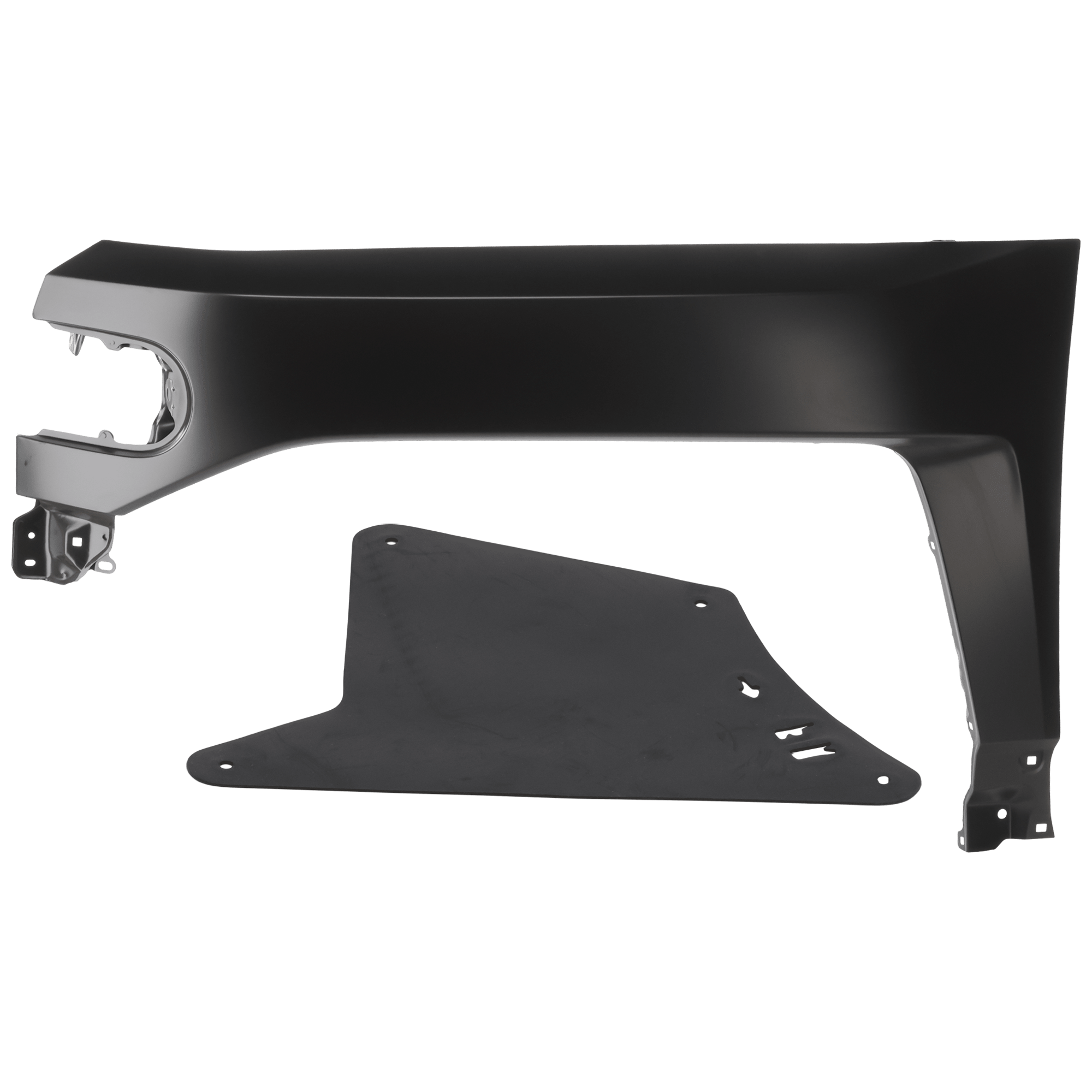 AM FJ CRUISER 07-14 FRONT FENDER LH Primed with Fender Liner SKU KIT 050926 AE85 Partslink TO1240214 TO1250129 OEM 5380235750-5373635151