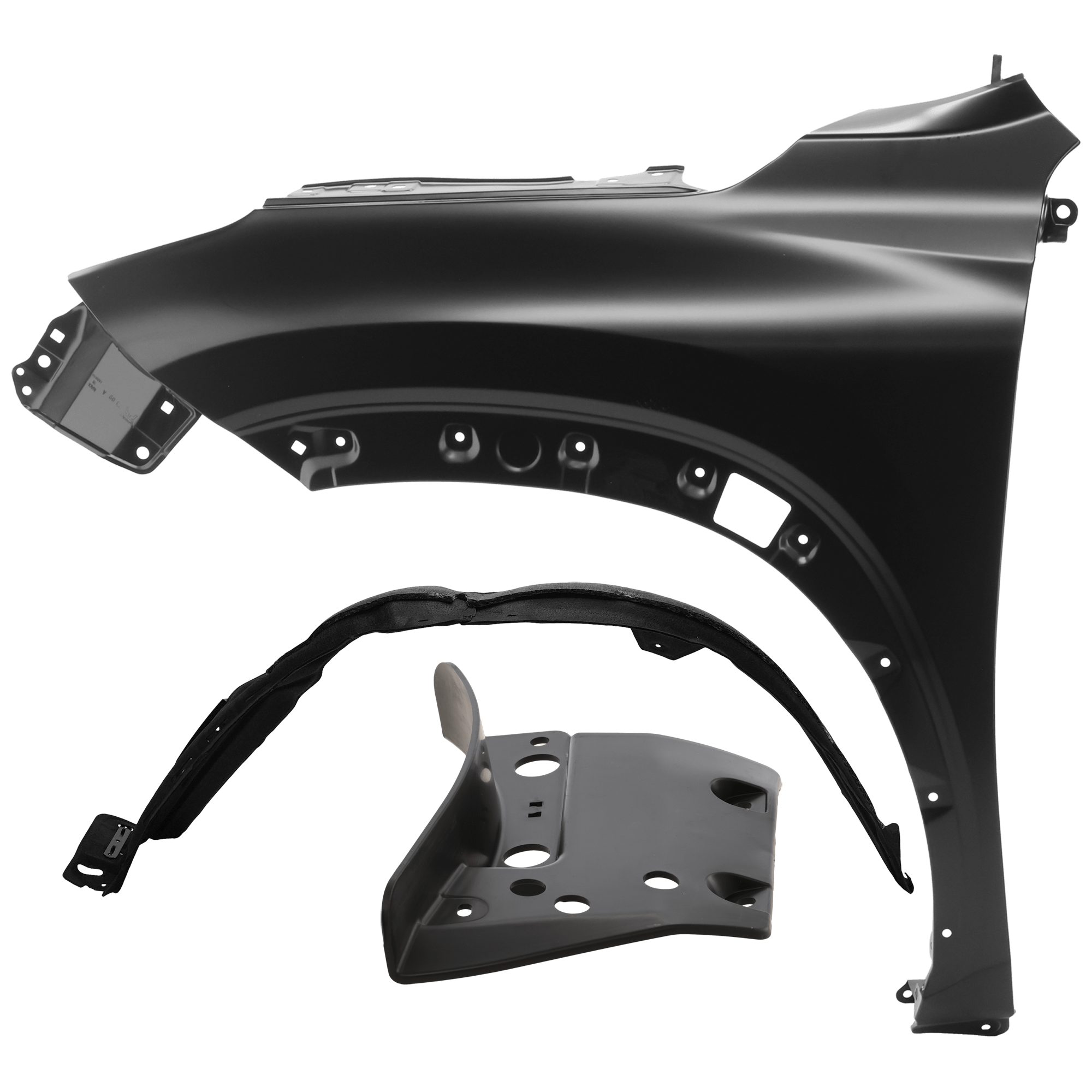 AM NX300 NX300H 18-21 FRONT FENDER LH 3 pc Kit Primed with Fender Liners SKU KIT 050926 AE975 Partslink LX1240137 LX1250118 LX1248139 OEM 5381278010-5389678011-53876780