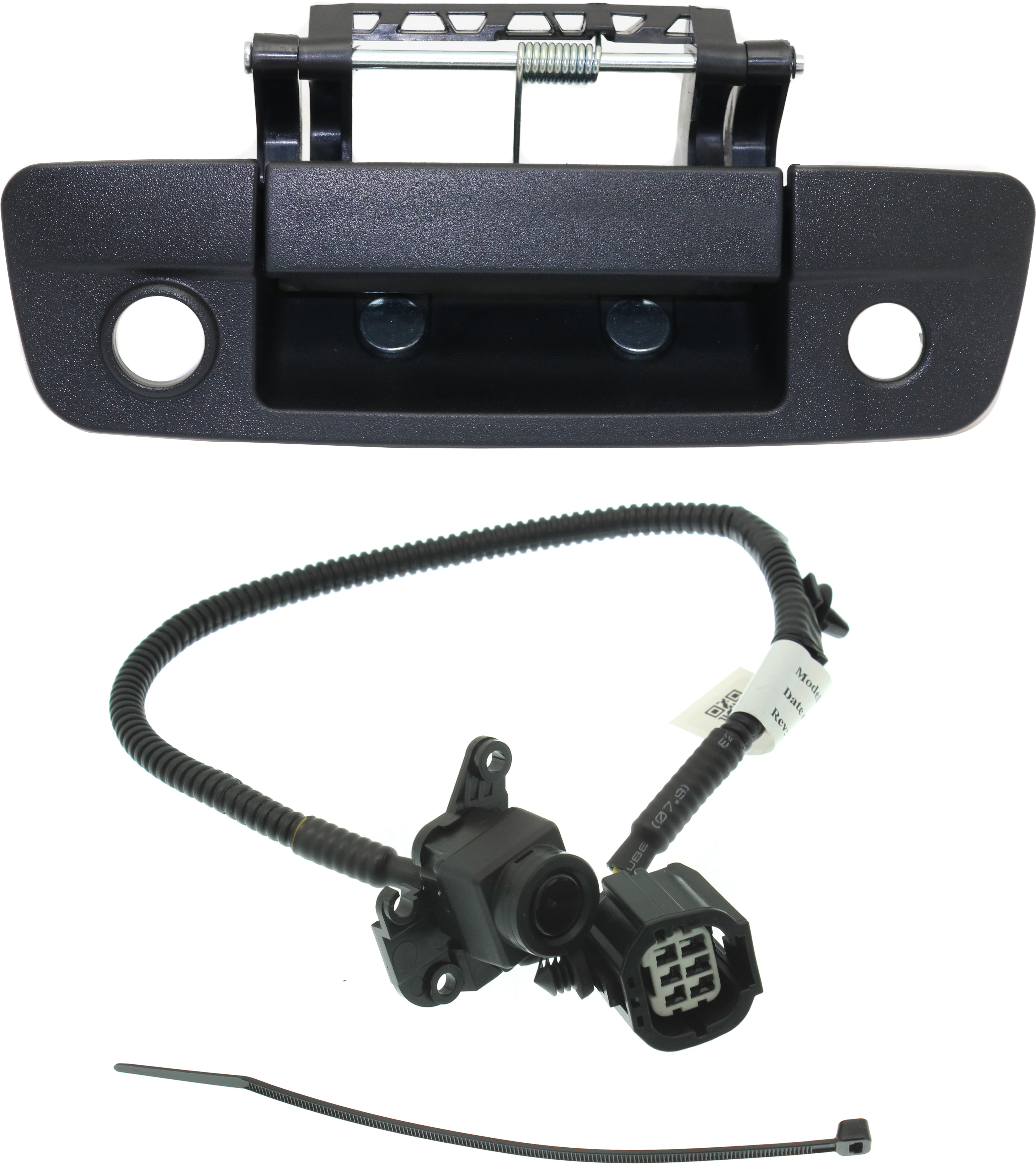 AM DODGE FULL SIZE P U 09-12 TAILGATE HANDLE AND BACK UP CAMERA Outside Textured Black w Key Hole and Cable 2 pc Kit with Back Up Camera SKU KIT 051016-01 Partslink CH1915120 CH1960100 OEM 68084284AB 56054164AD